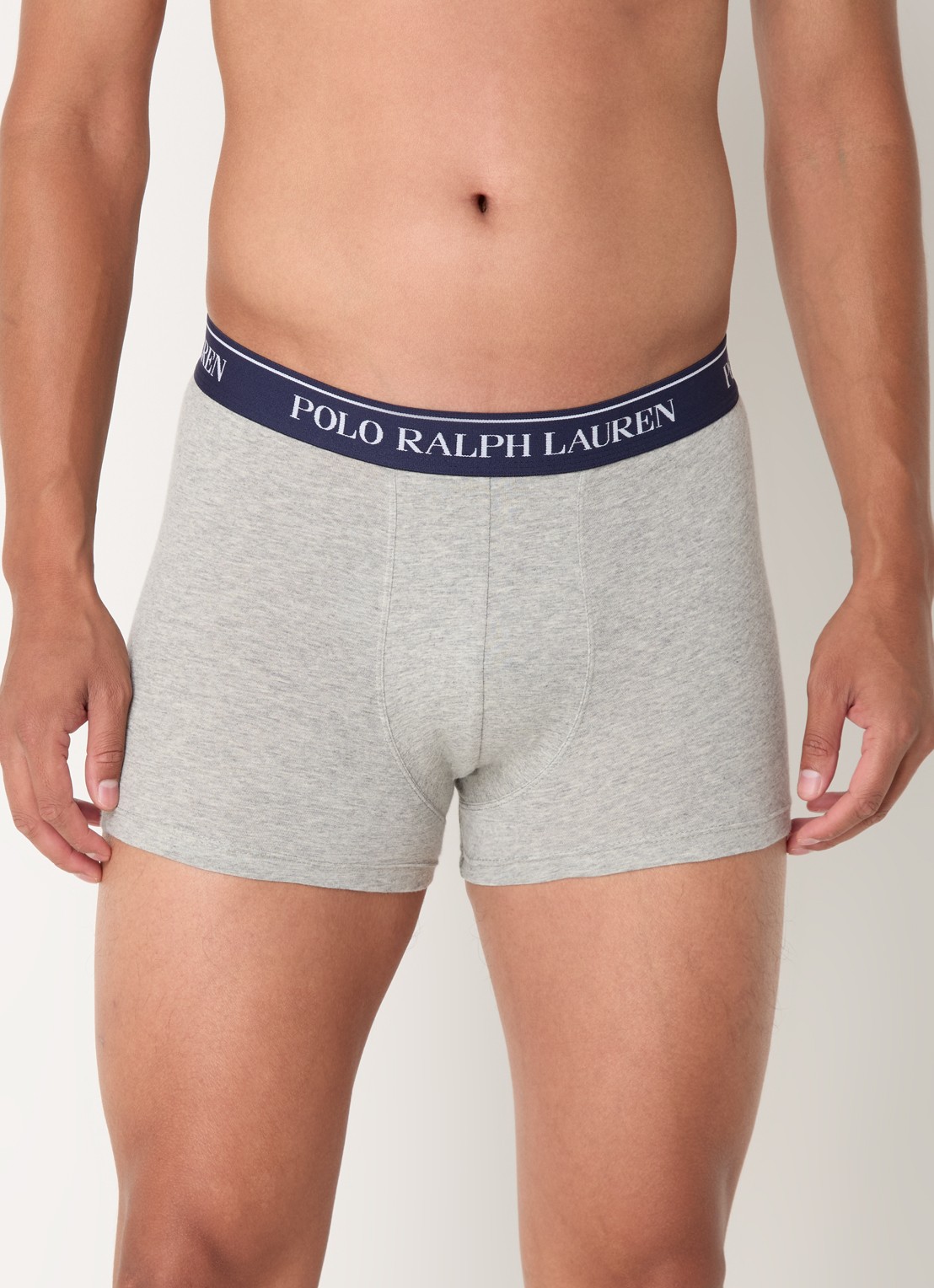 Ralph Lauren Boxershorts met logoband in 3-pack - detail 2 blauwgrijs