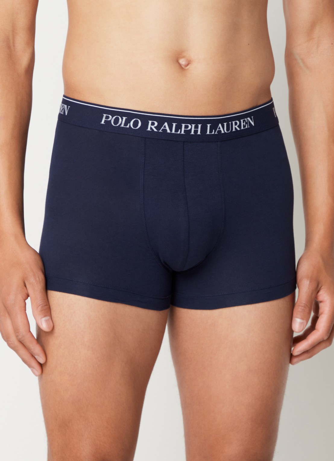 Ralph Lauren Boxershorts met logoband in 3-pack - detail 2 blauw