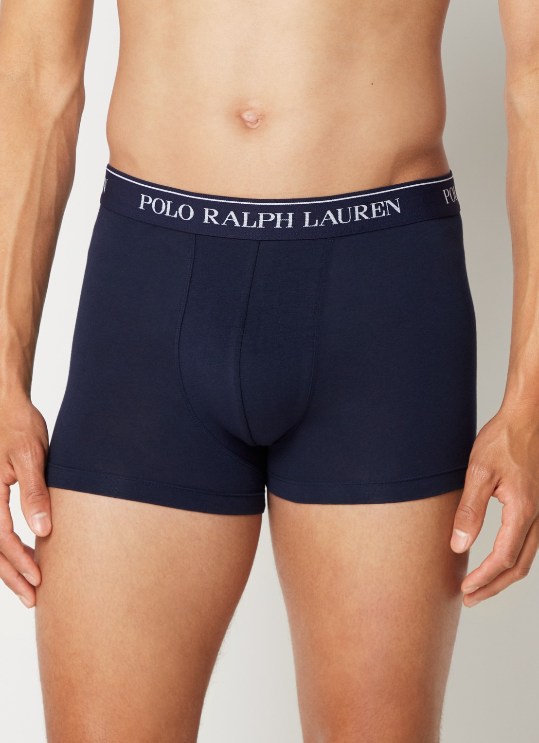 Ralph Lauren Boxershorts met logoband in 3-pack - detail 4 3pk cr nvy/cr nvy/ cr nvy