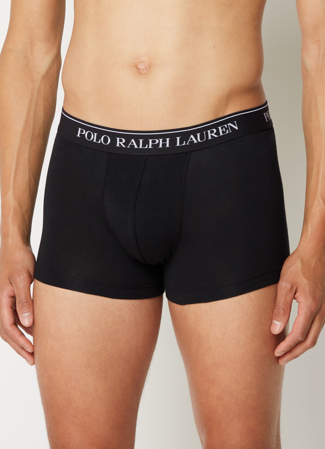 Ralph Lauren Boxershorts met logoband in 3-pack - detail 3pk white/polo blk/andover htr