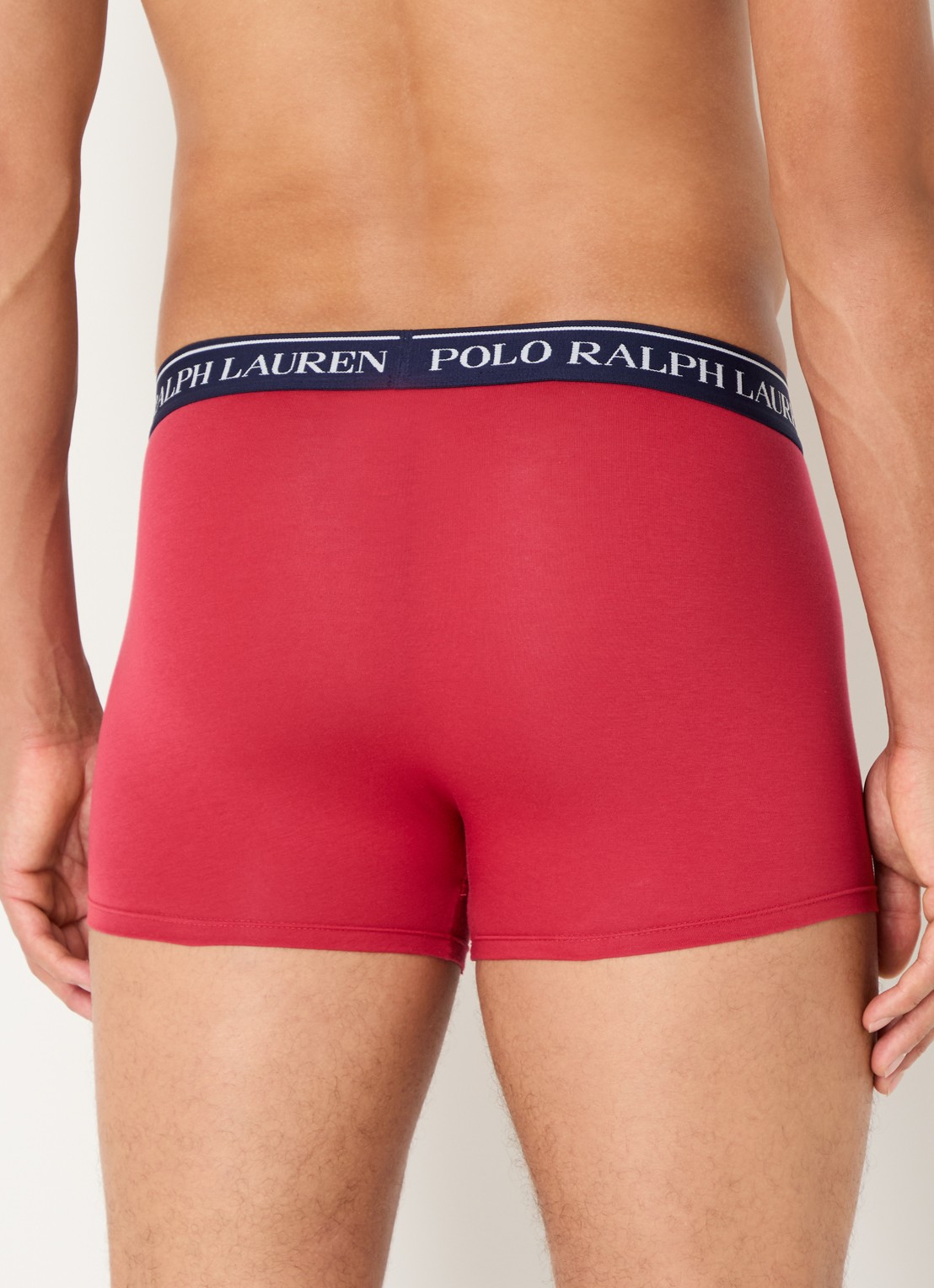 Ralph Lauren Boxershorts met logoband in 5-pack - achterkant wit