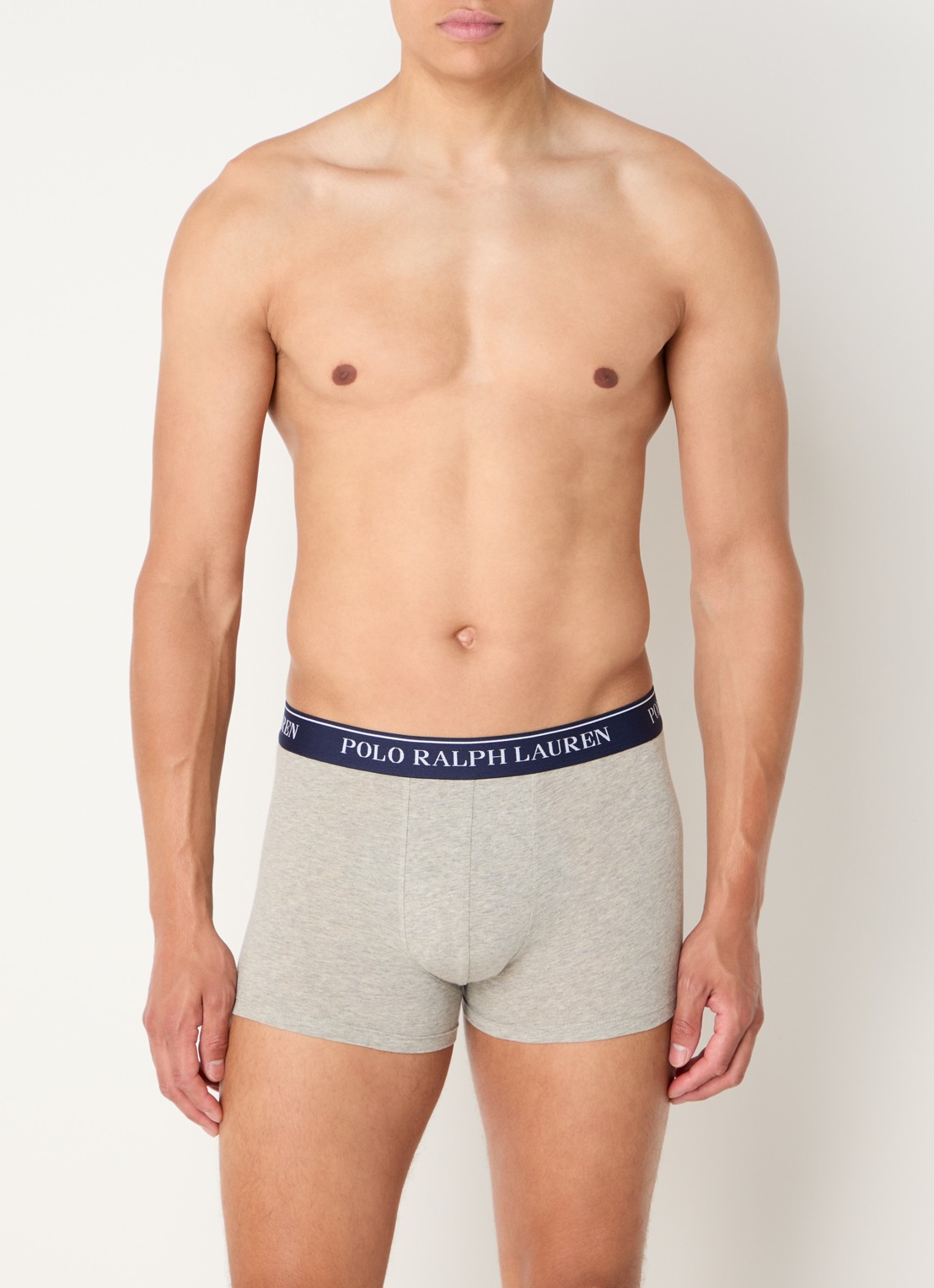 Ralph Lauren Boxershorts met logoband in 5-pack - voorkant 2 donkerblauw