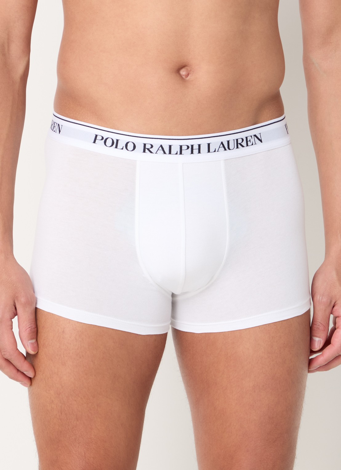 Ralph Lauren Boxershorts met logoband in 5-pack - detail donkergrijs