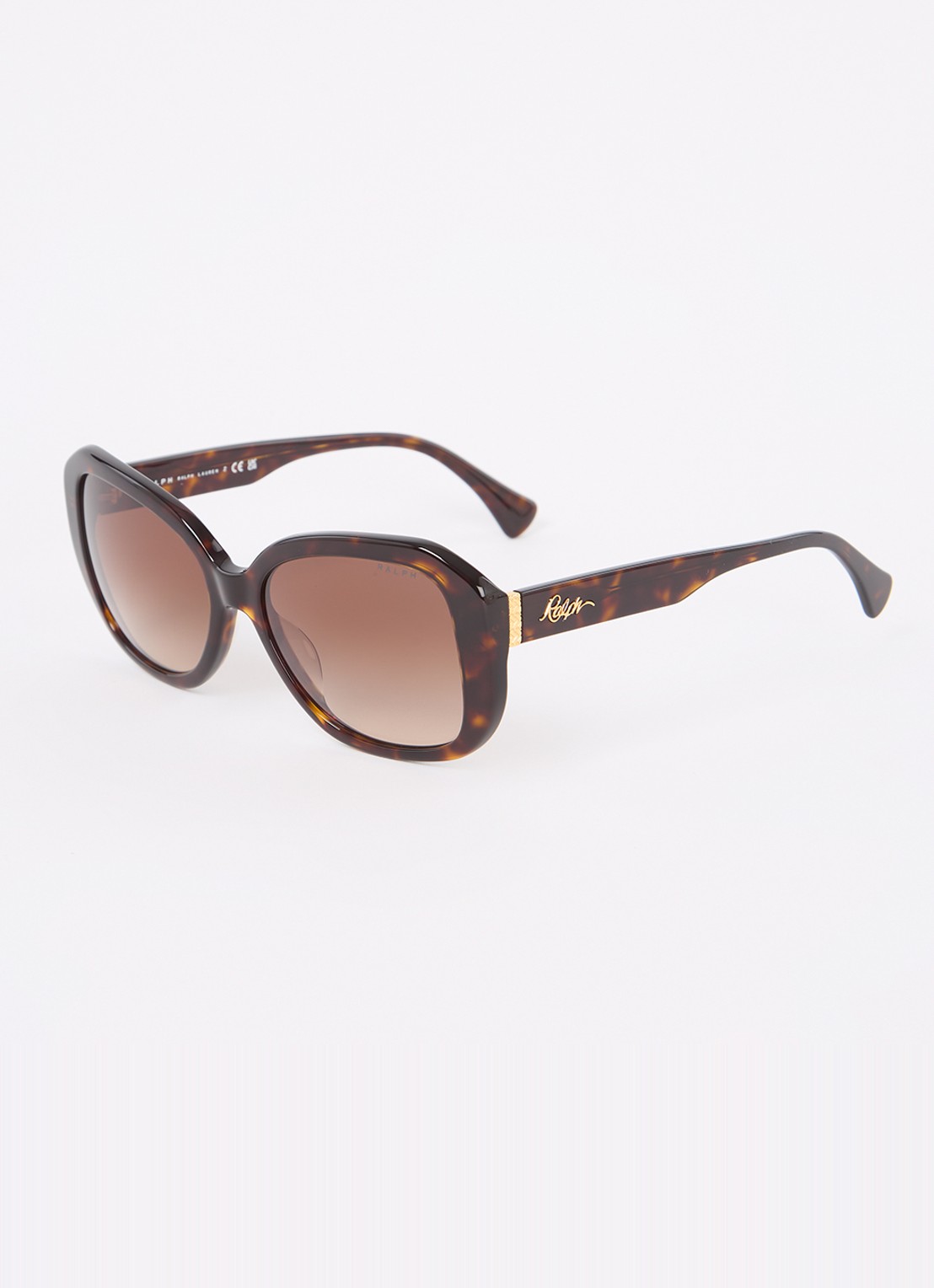 Ralph Lauren Butterfly zonnebril RA5321U - voorkant 4 donkerbruin