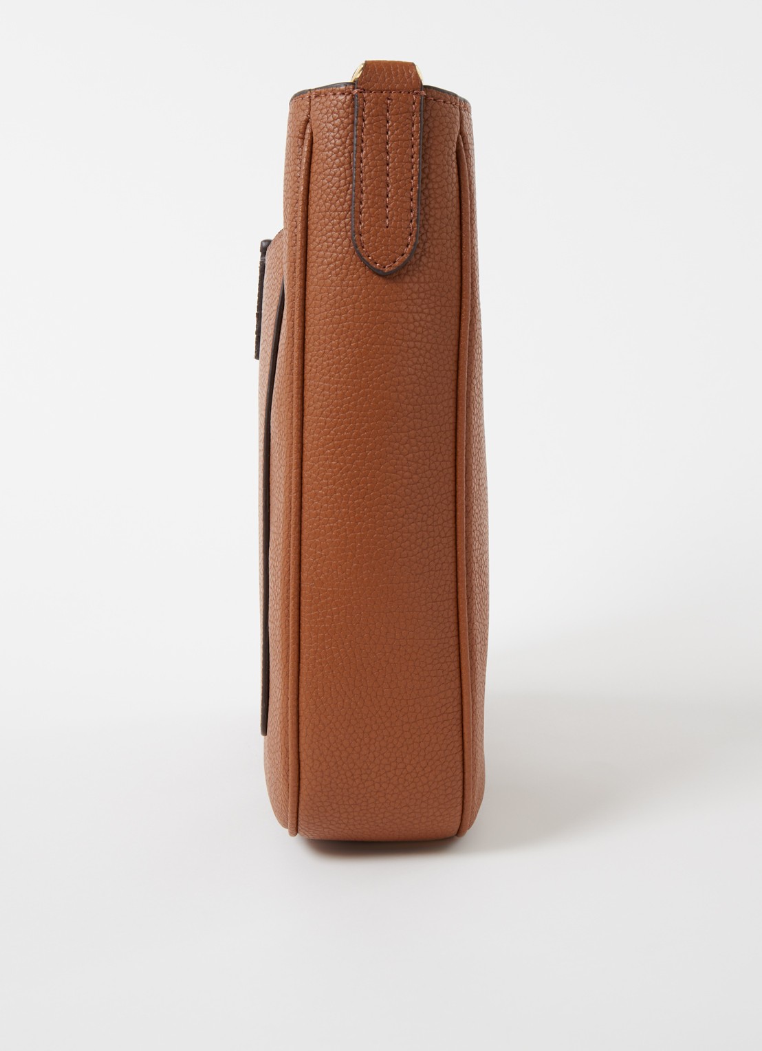 Ralph Lauren Cameryn Medium crossbodytas van leer - detail 4 cognac
