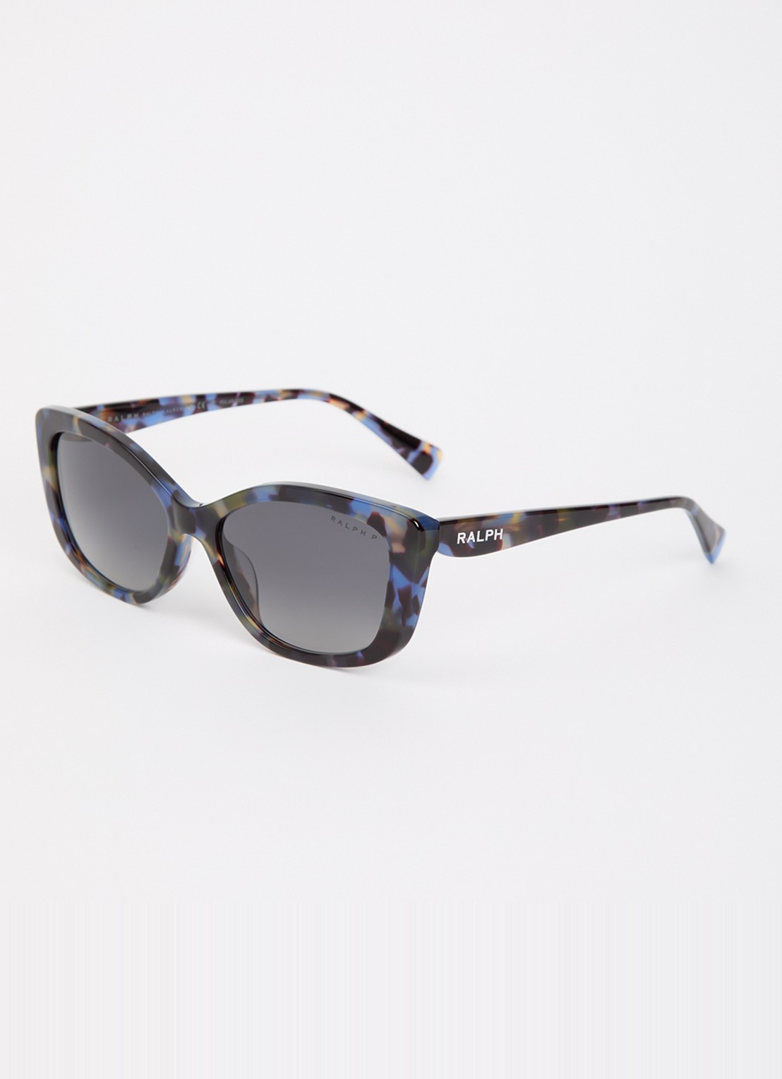 Ralph Lauren Cat Eye zonnebril gepolariseerd RA5358U - voorkant 3 donkergrijs