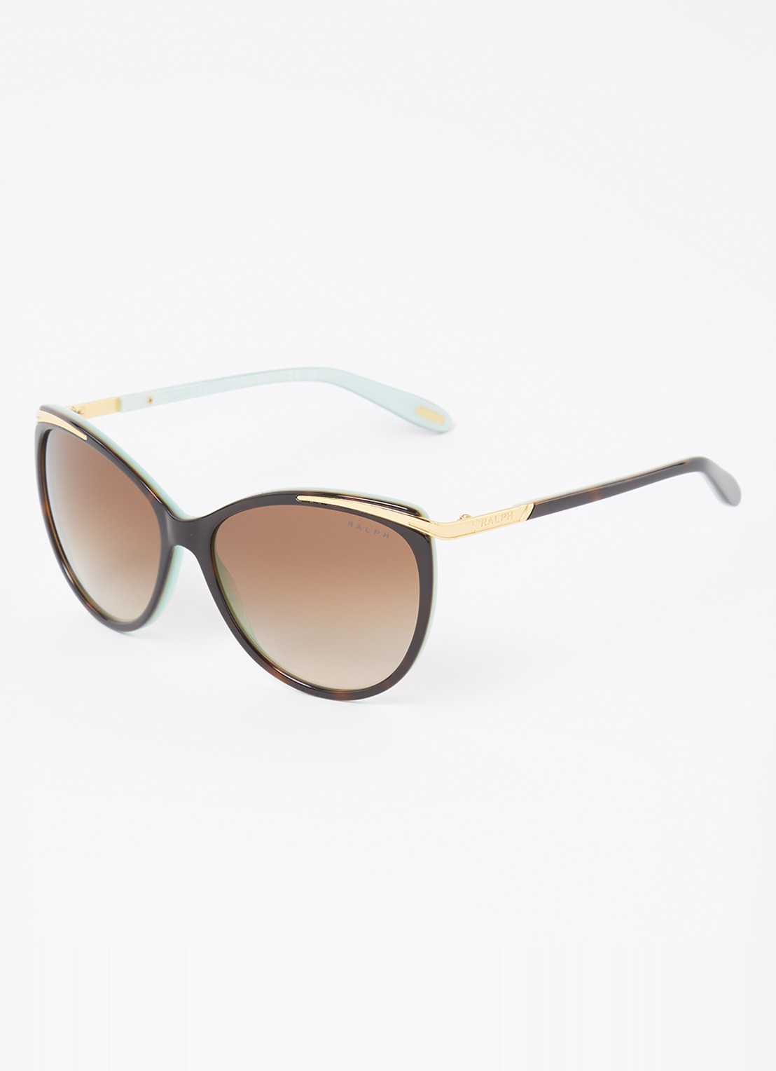 Ralph Lauren Cat Eye zonnebril RA5150 - voorkant 4 bruin