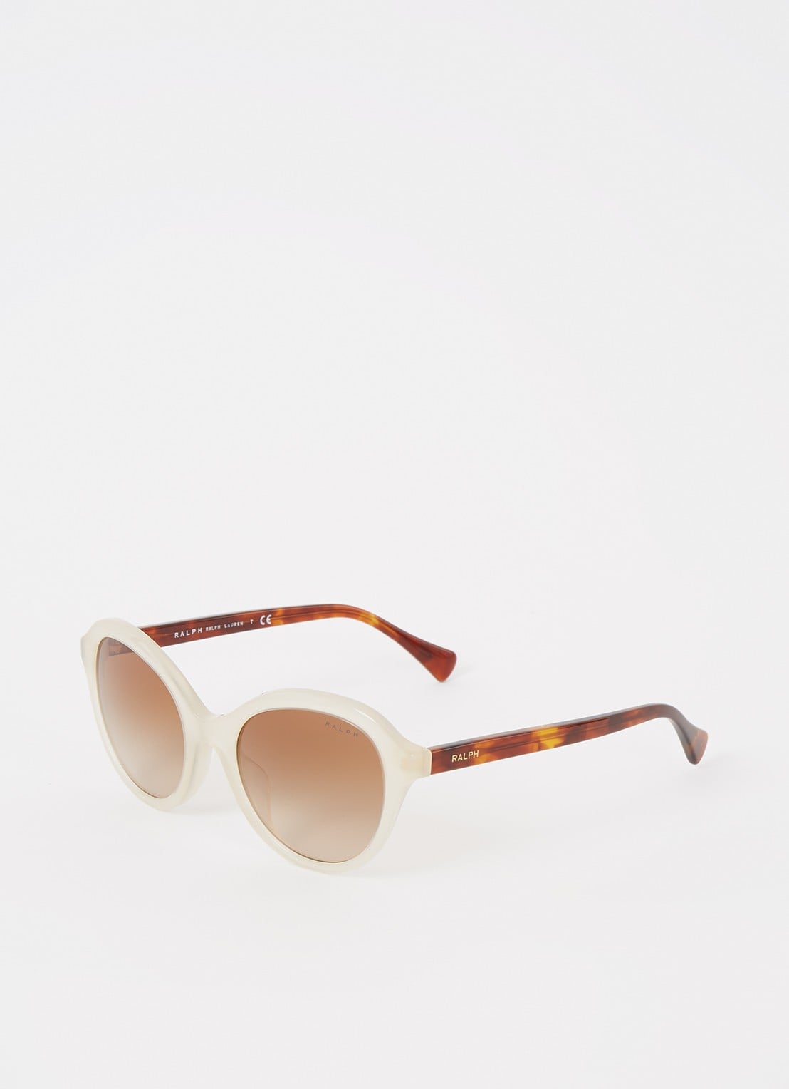 Ralph Lauren Cat Eye zonnebril RA5286U - voorkant ivoor
