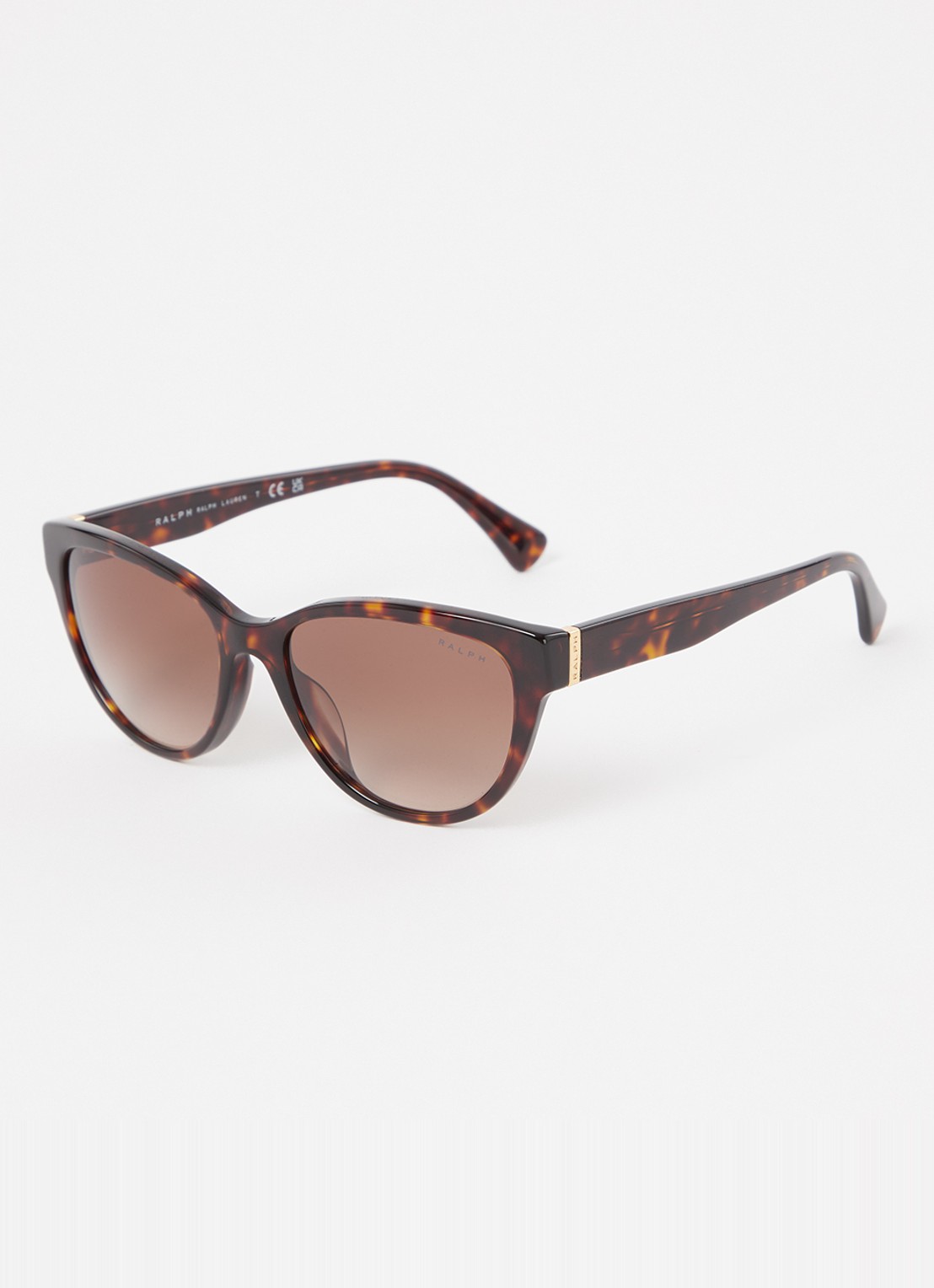 Ralph Lauren Cat Eye zonnebril RA5299U - voorkant bruin