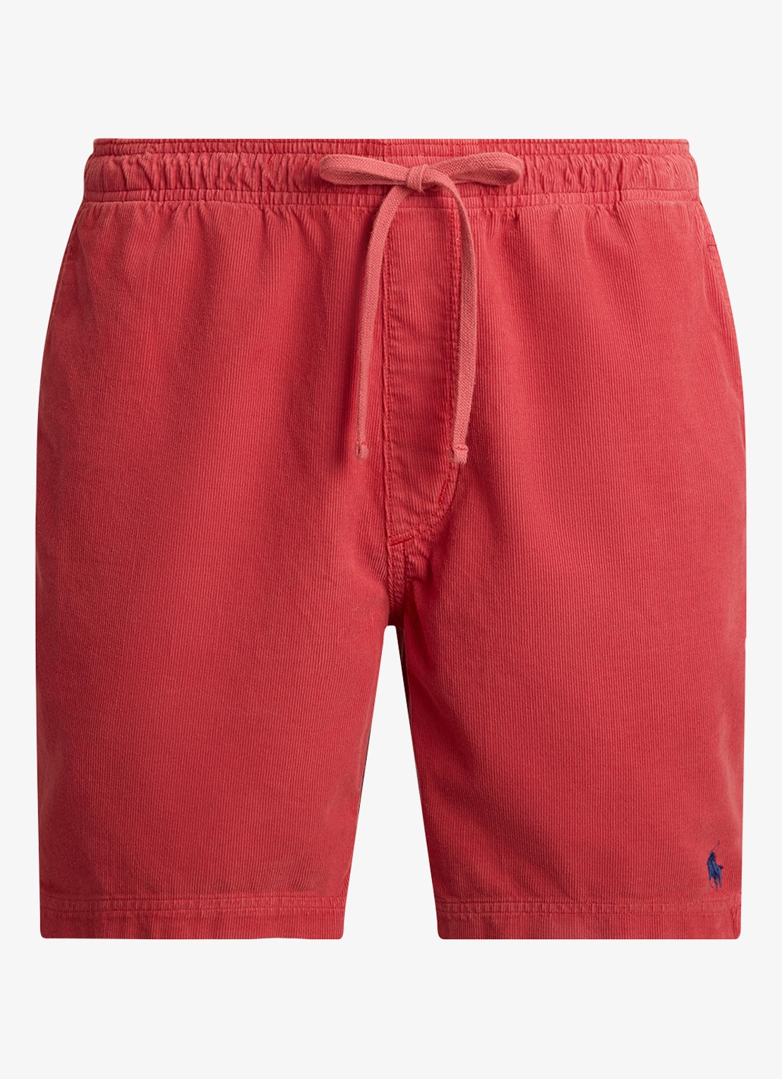 Ralph Lauren Classic fit korte broek van corduroy - voorkant 4 spring red-2125