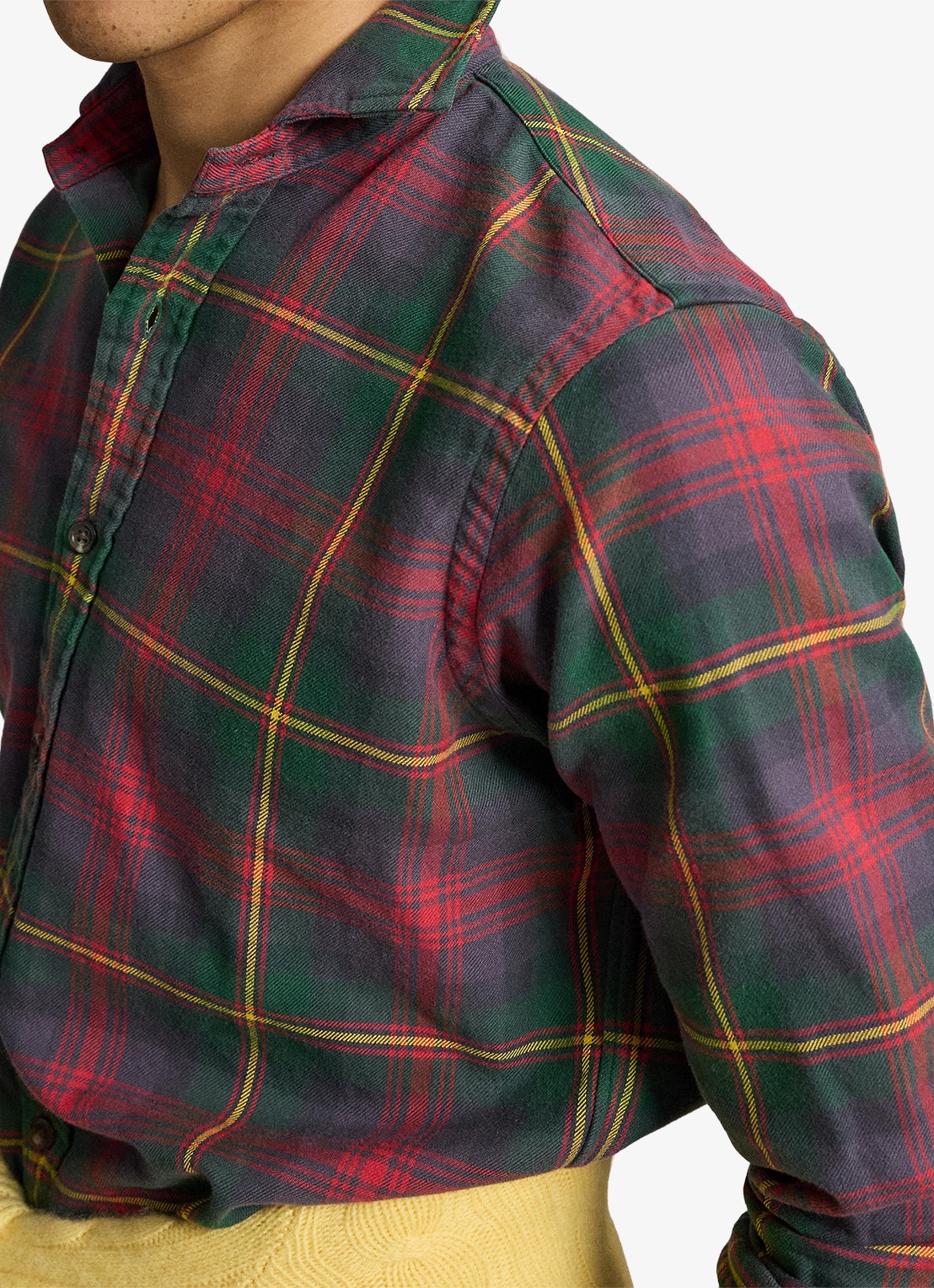 Ralph Lauren Classic fit overhemd met ruitdessin - detail 5 green/red multi / rood