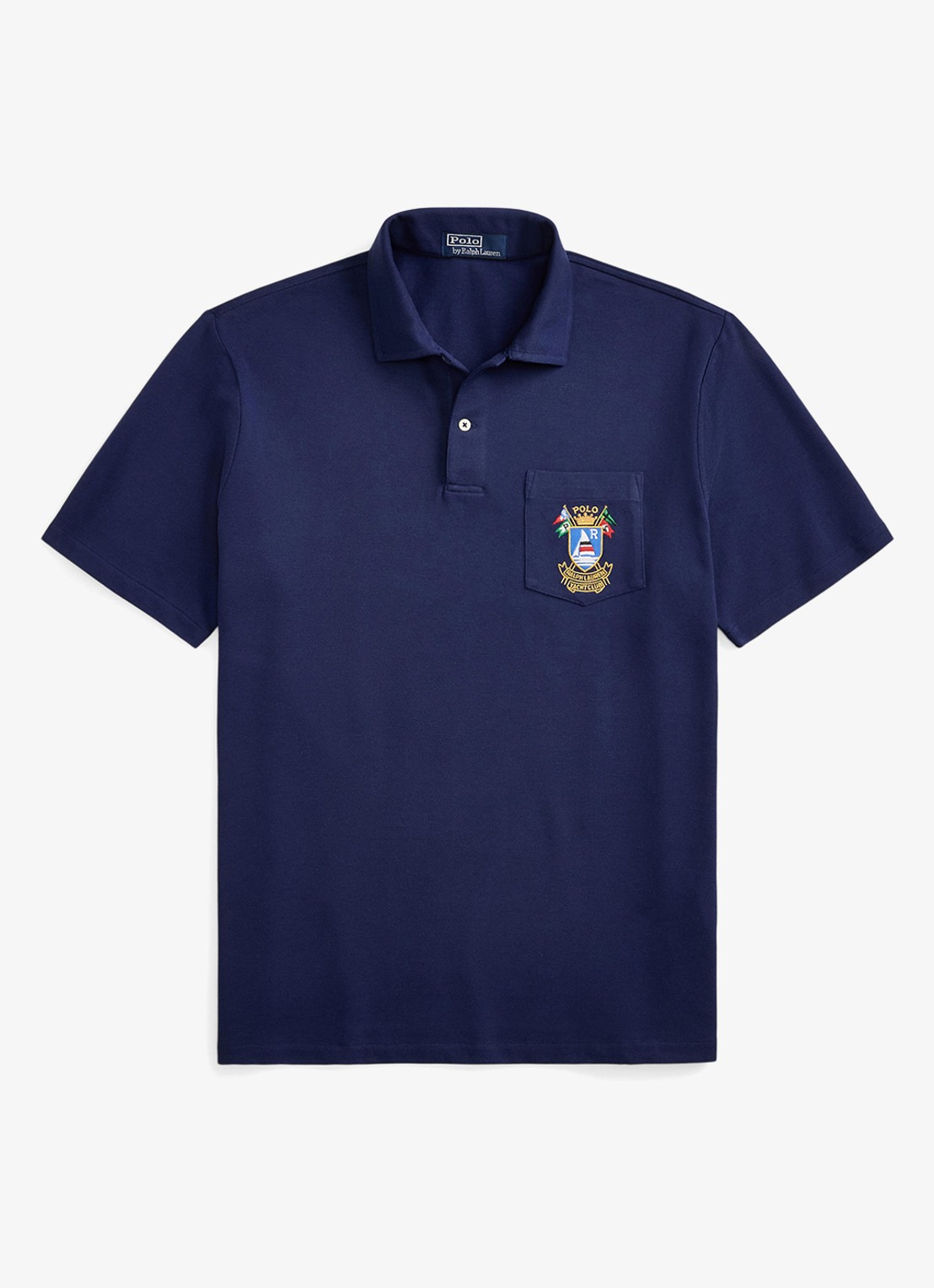 Ralph Lauren Classic fit polo met embleem - voorkant dark cobalt / donkerblauw