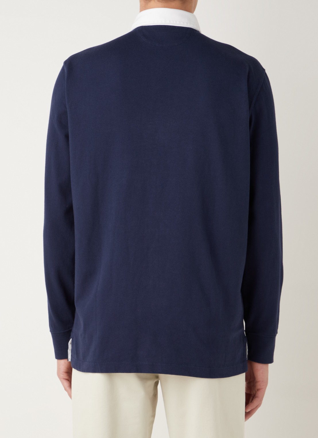 Ralph Lauren Classic fit polo met logoborduring - achterkant cruise navy / donkerblauw