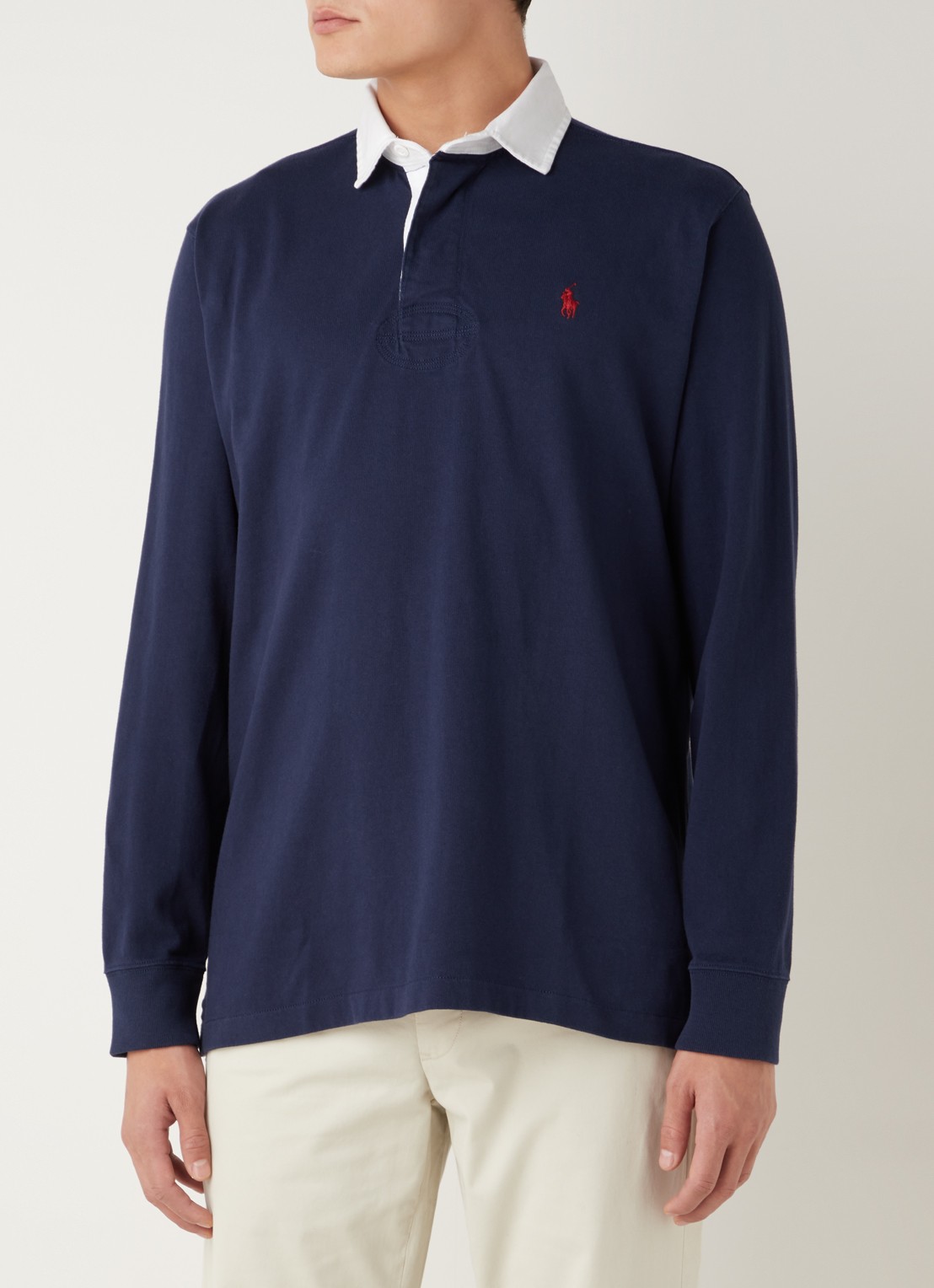 Ralph Lauren Classic fit polo met logoborduring - detail 3 cruise navy / donkerblauw