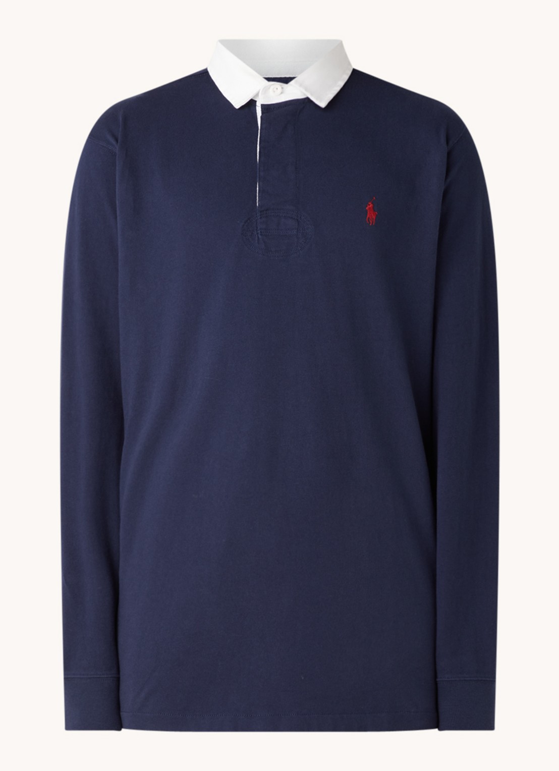 Ralph Lauren Classic fit polo met logoborduring - voorkant 5 cruise navy / donkerblauw
