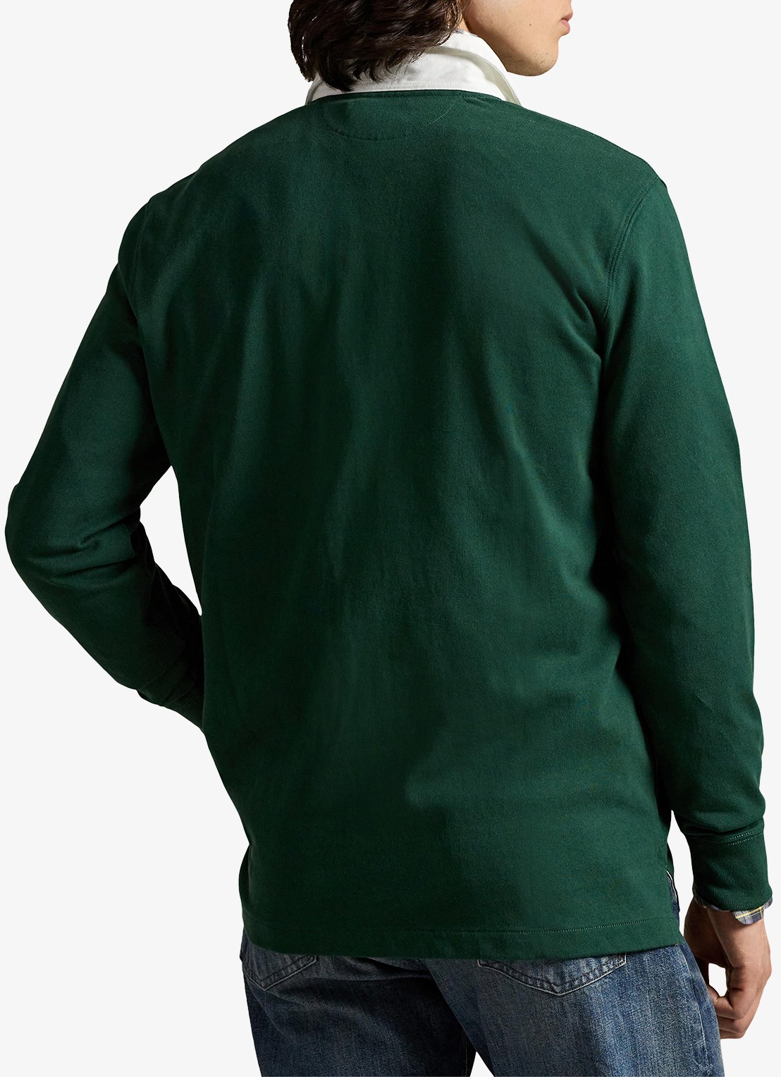 Ralph Lauren Classic fit polo met logoborduring - achterkant 3 vintage pine / donkergroen