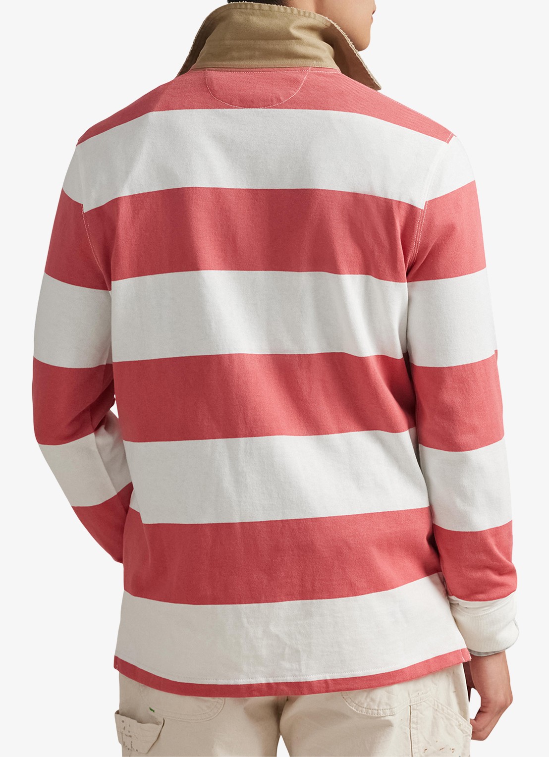 Ralph Lauren Classic fit polo met logoborduring - achterkant red sky / rood