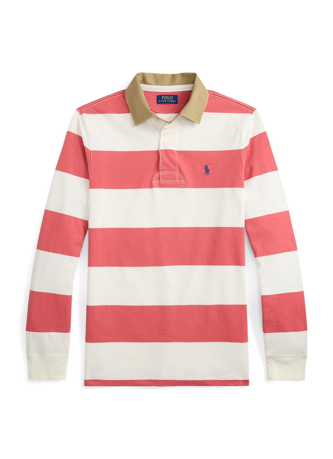 Ralph Lauren Classic fit polo met logoborduring - voorkant 4 red sky / rood