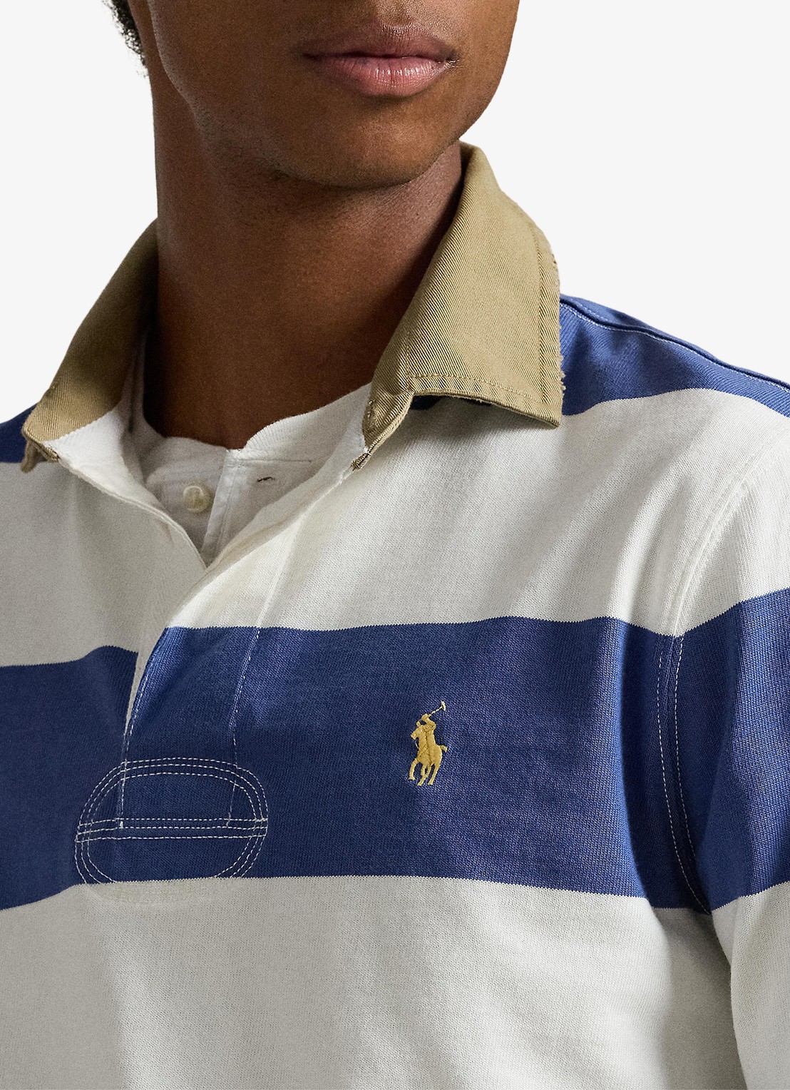 Ralph Lauren Classic fit polo met logoborduring - detail 2 old royal / blauw
