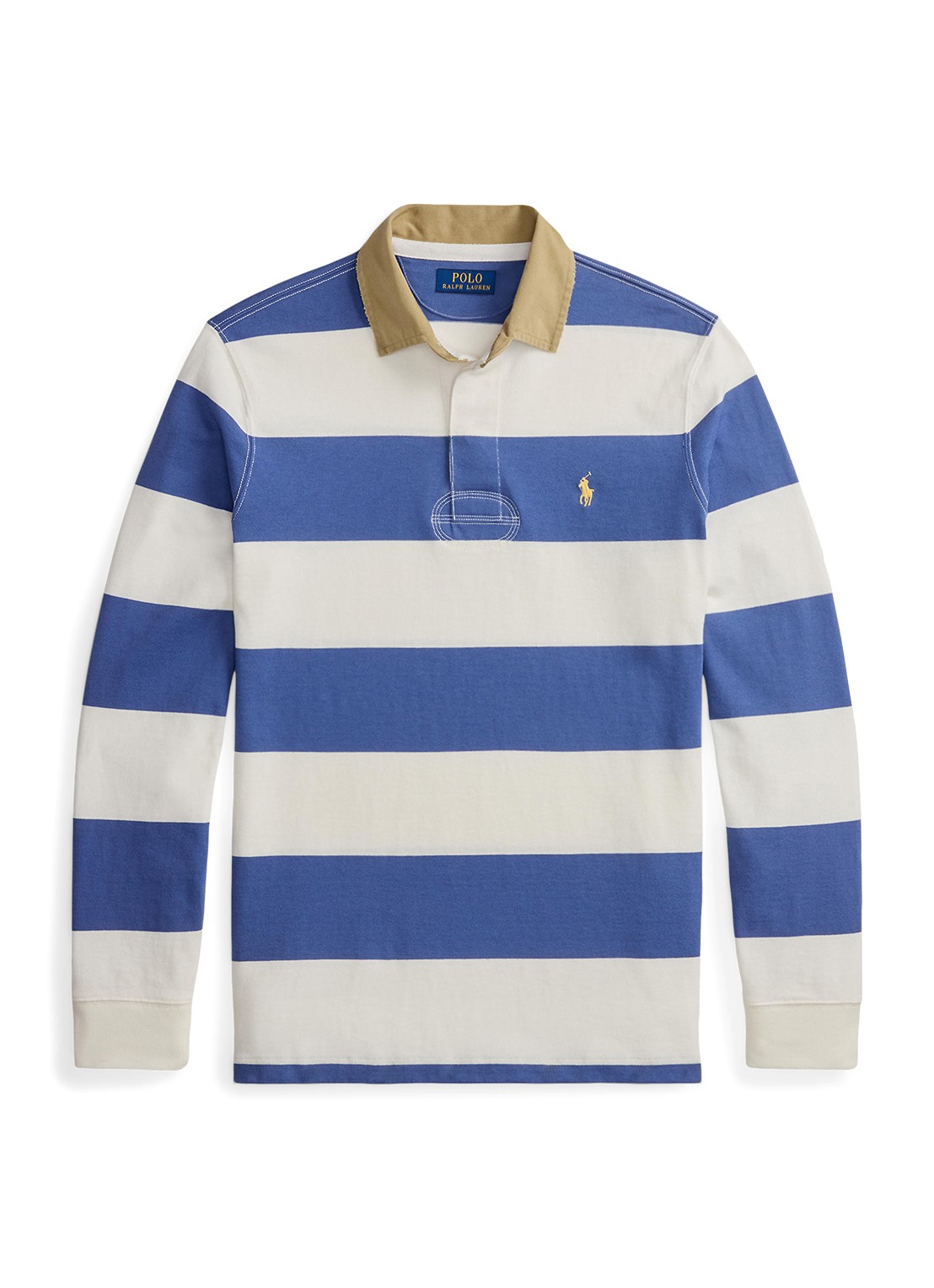 Ralph Lauren Classic fit polo met logoborduring - voorkant 4 old royal / blauw