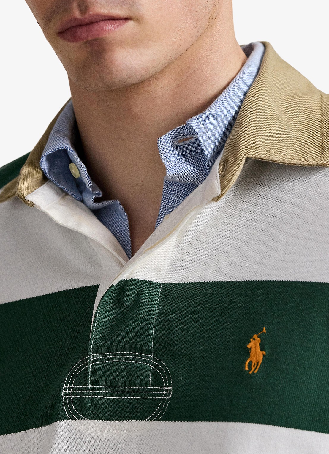 Ralph Lauren Classic fit polo met logoborduring - detail 5 grass green / groen