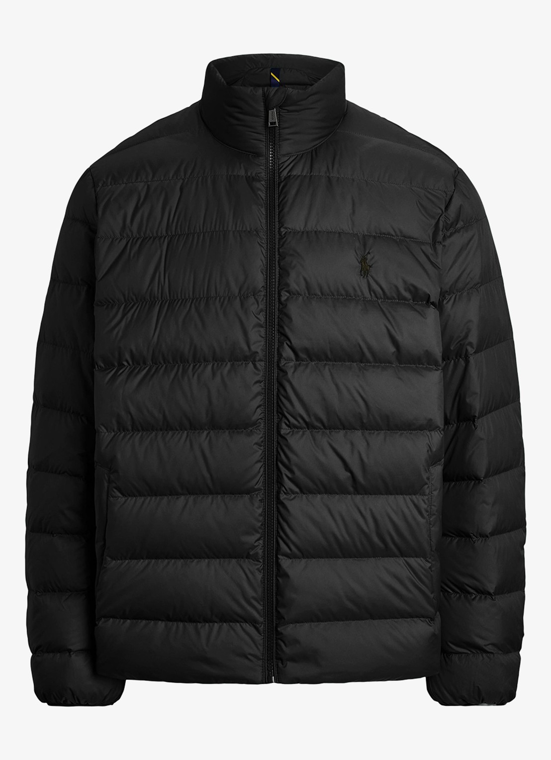 Ralph Lauren Colden gewatteerd jack met donsvulling en steekzakken - voorkant 3 polo black / zwart