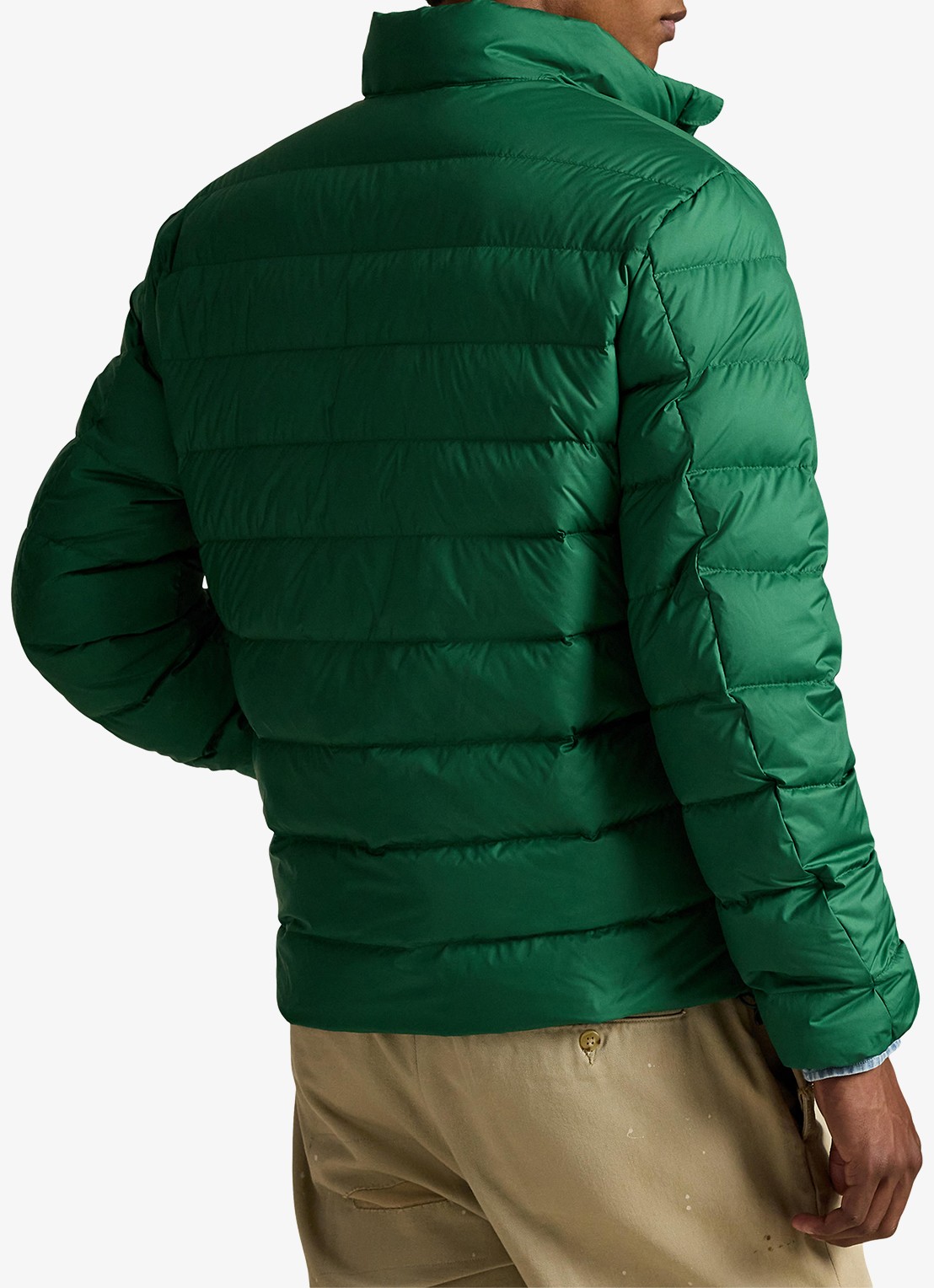 Ralph Lauren Colden gewatteerd jack met donsvulling en steekzakken - achterkant new forest / groen