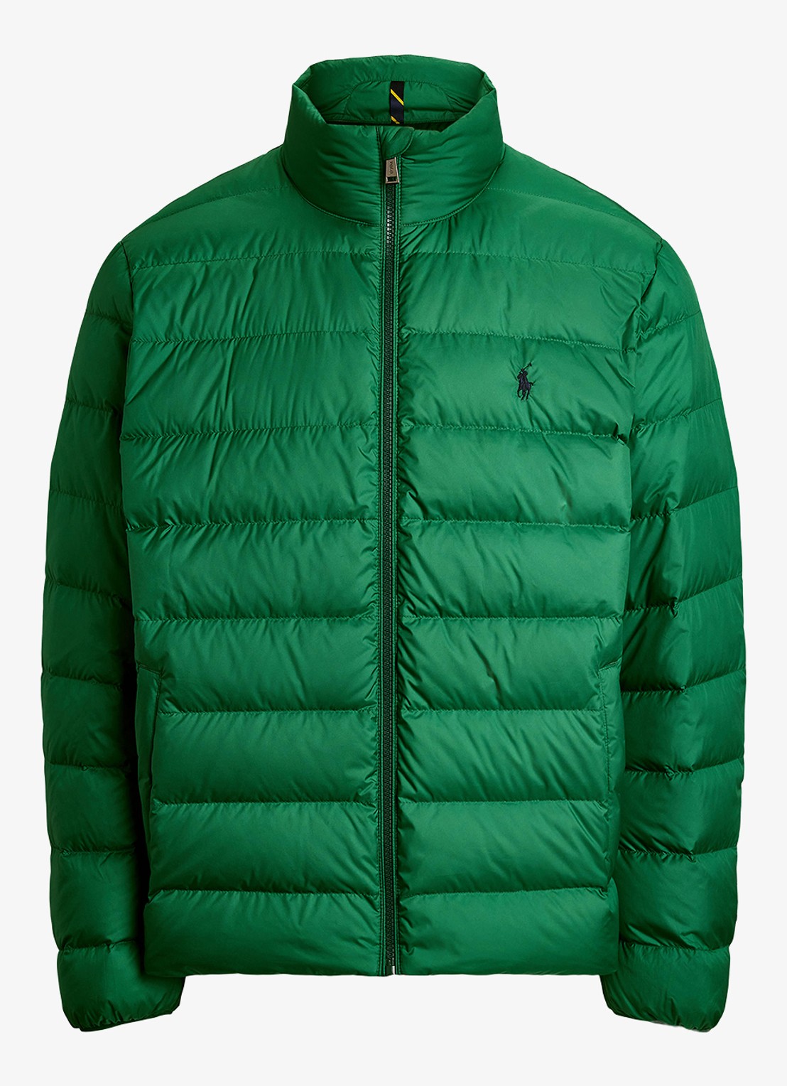 Ralph Lauren Colden gewatteerd jack met donsvulling en steekzakken - voorkant 2 new forest / groen