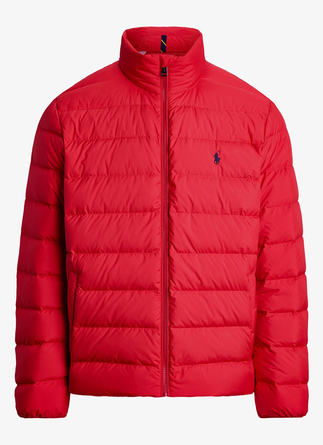 Ralph Lauren Colden gewatteerd jack met donsvulling en steekzakken - voorkant rl 2000 red / rood