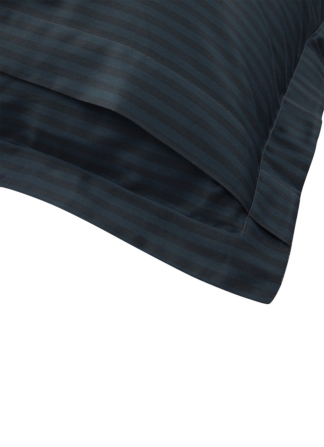 Ralph Lauren Cordelia Oxford kussensloop van katoensatijn 300TC - detail 5 petrol