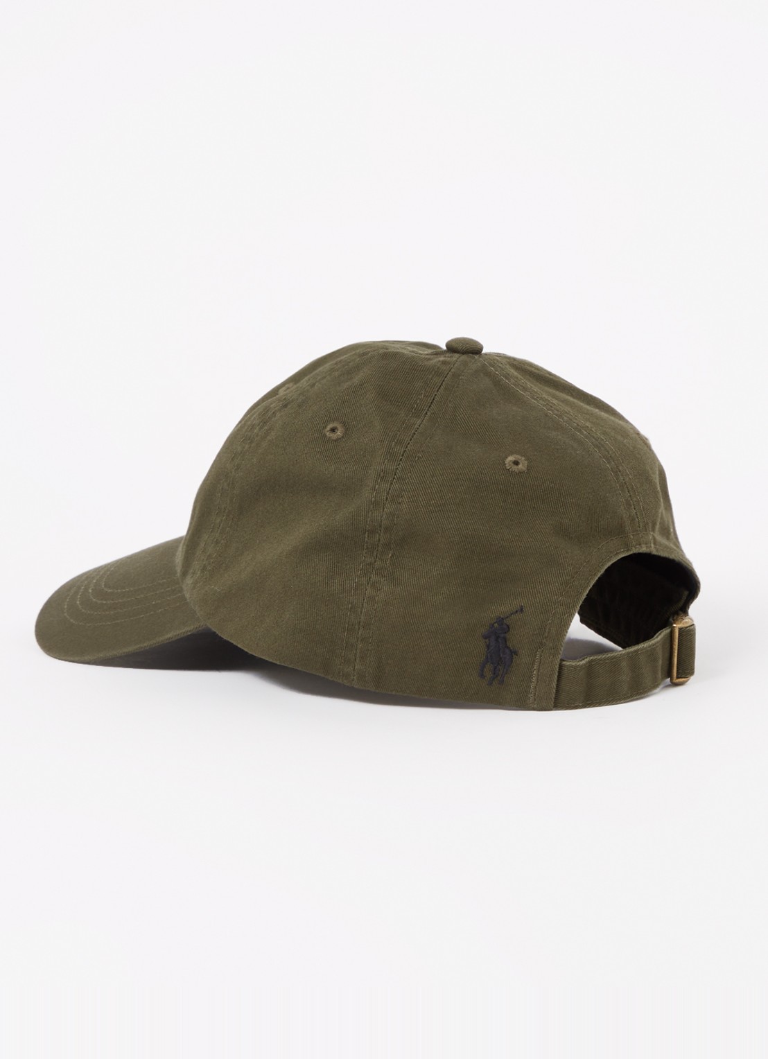 Ralph Lauren Cotton Twill Ball Cap - detail 2 bronsgroen