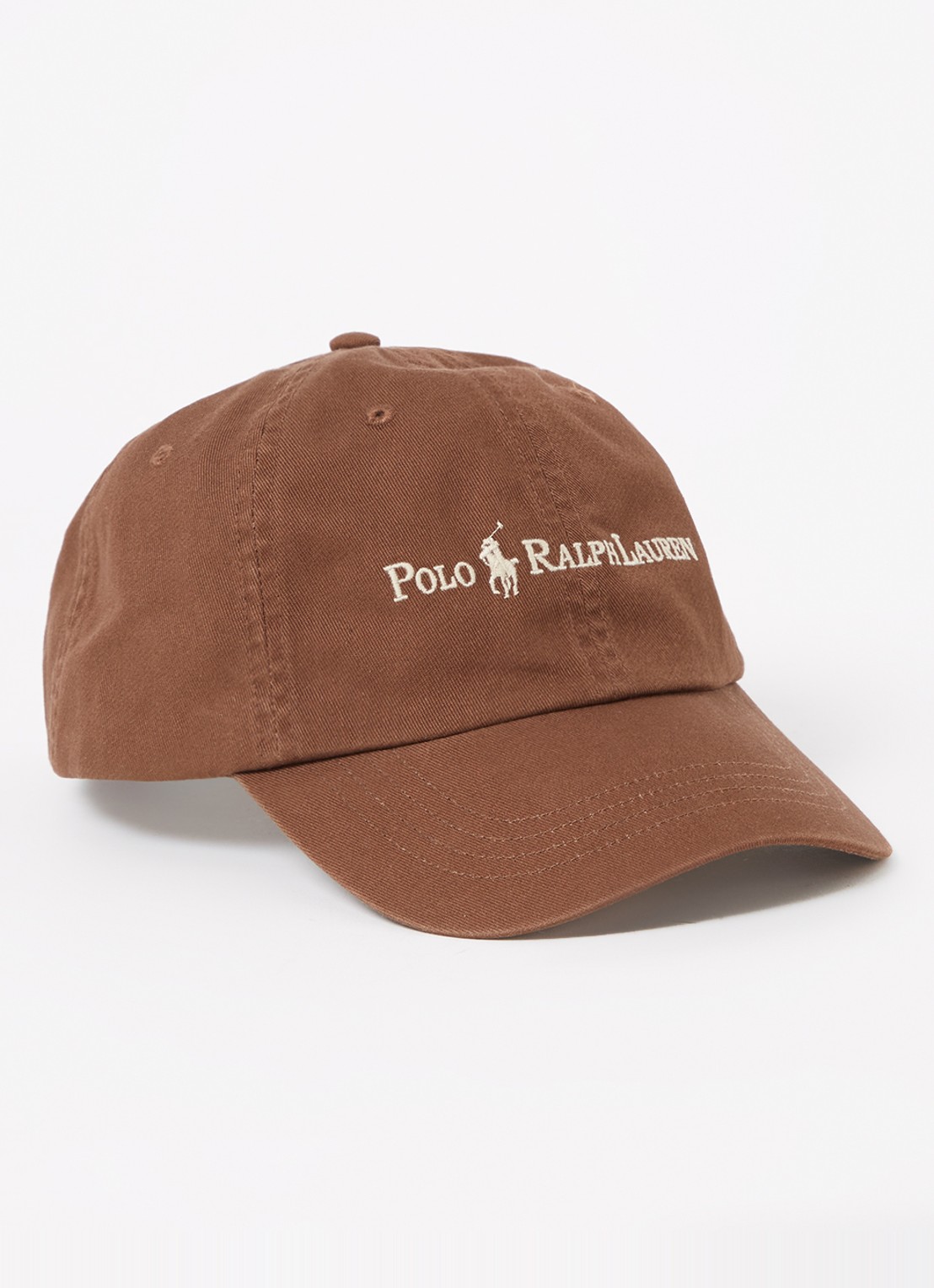 Ralph Lauren Cotton Twill Ball Cap - voorkant 2 bruin