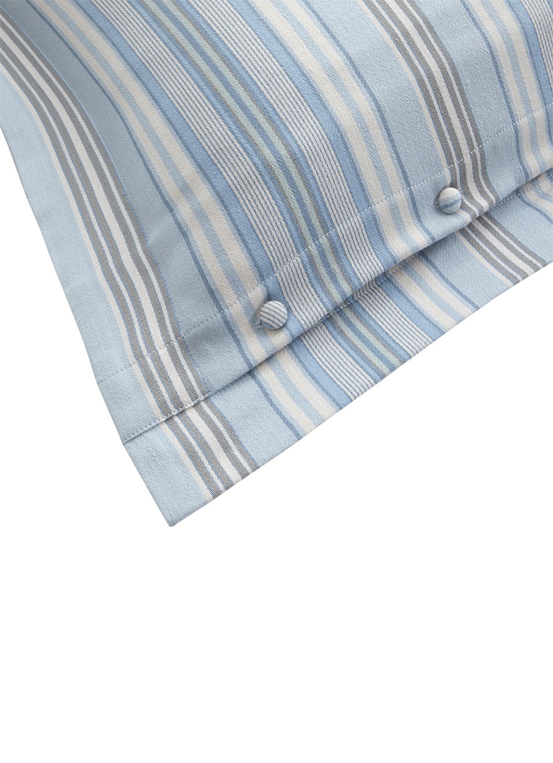 Ralph Lauren Cranbrook kussensloop - detail 2 lichtblauw
