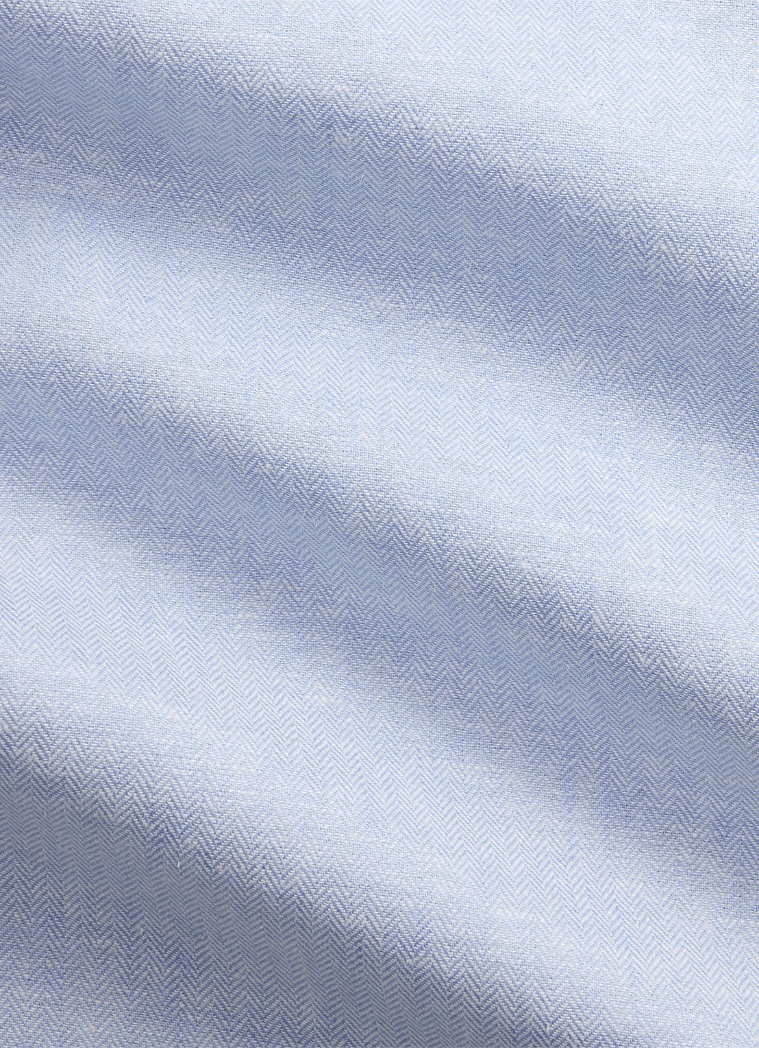 Ralph Lauren Custom fit overhemd in linnenblend - detail 6 7189 blue white / blauw