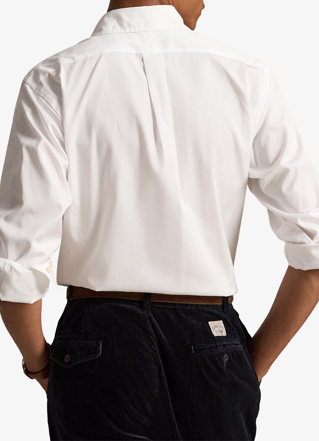 Ralph Lauren Custom fit overhemd met borduring - achterkant 5 wit