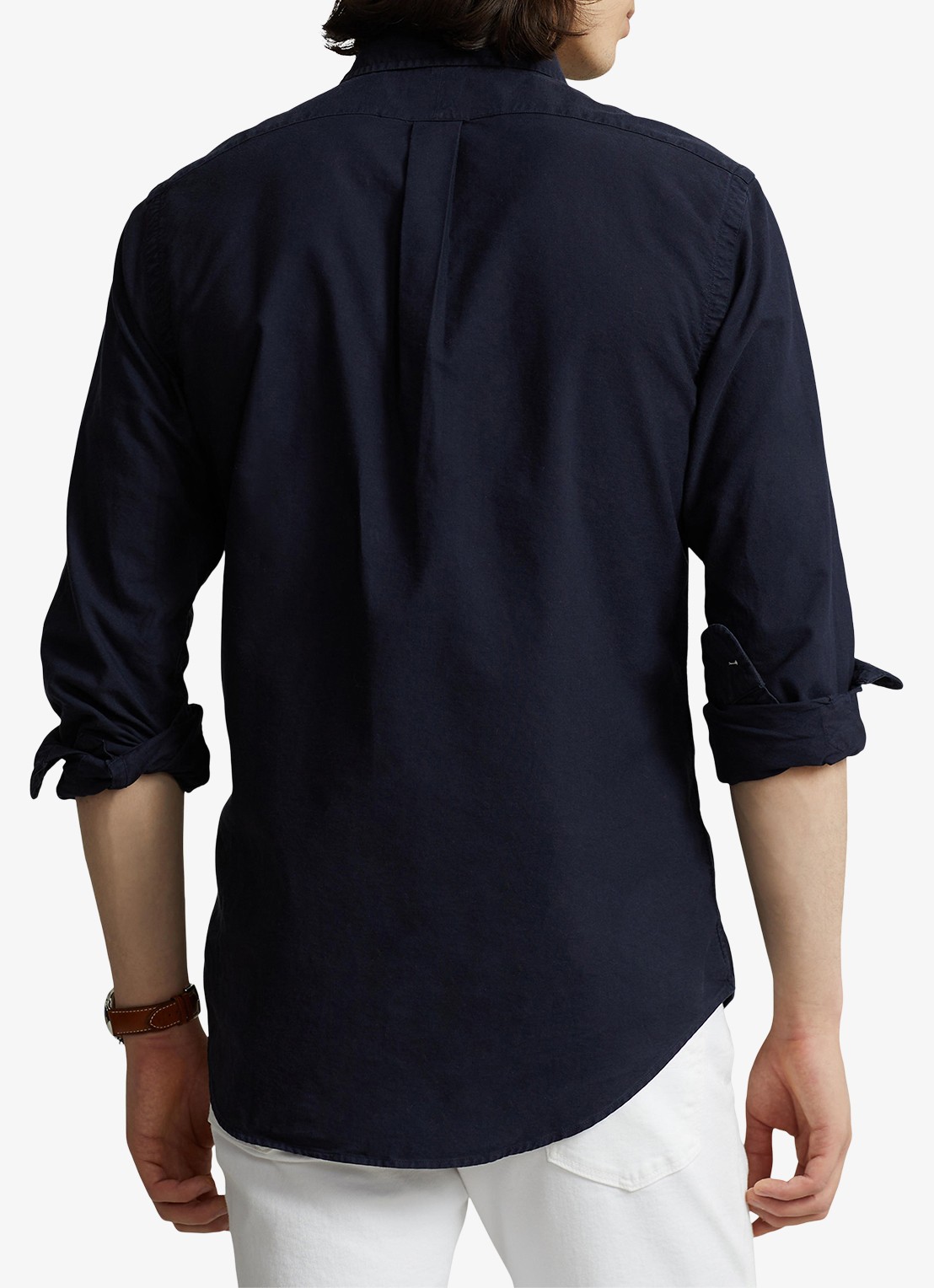 Ralph Lauren Custom fit overhemd met button-down kraag - achterkant 4 rl navy