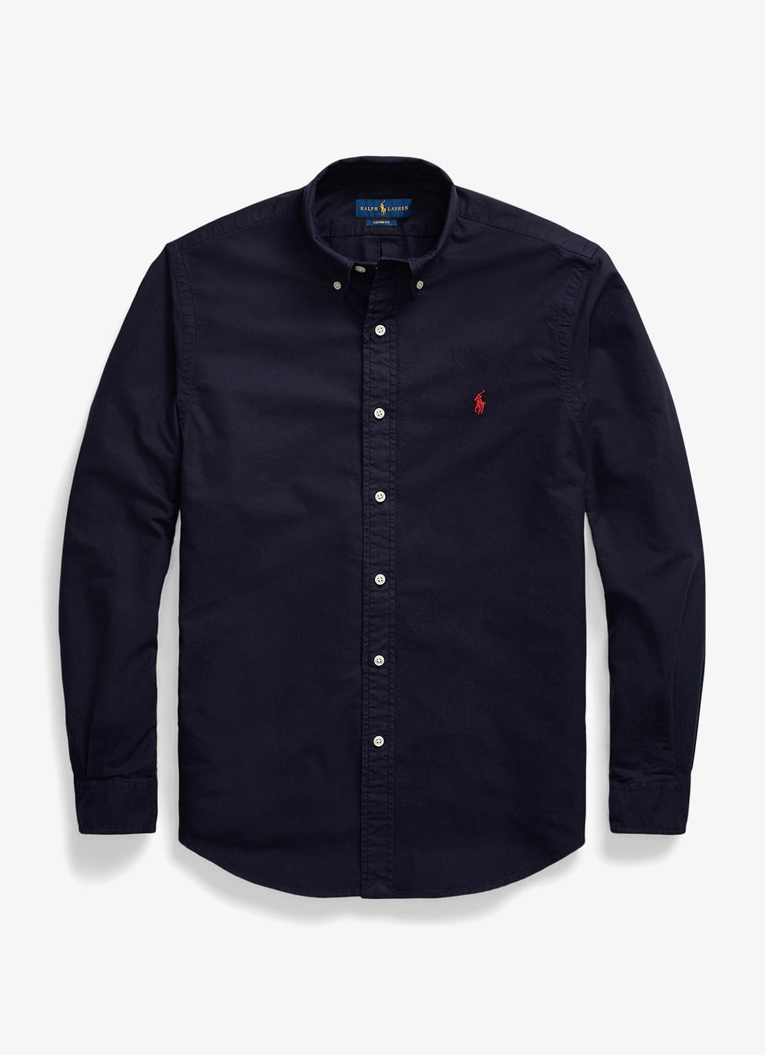 Ralph Lauren Custom fit overhemd met button-down kraag - voorkant 6 rl navy