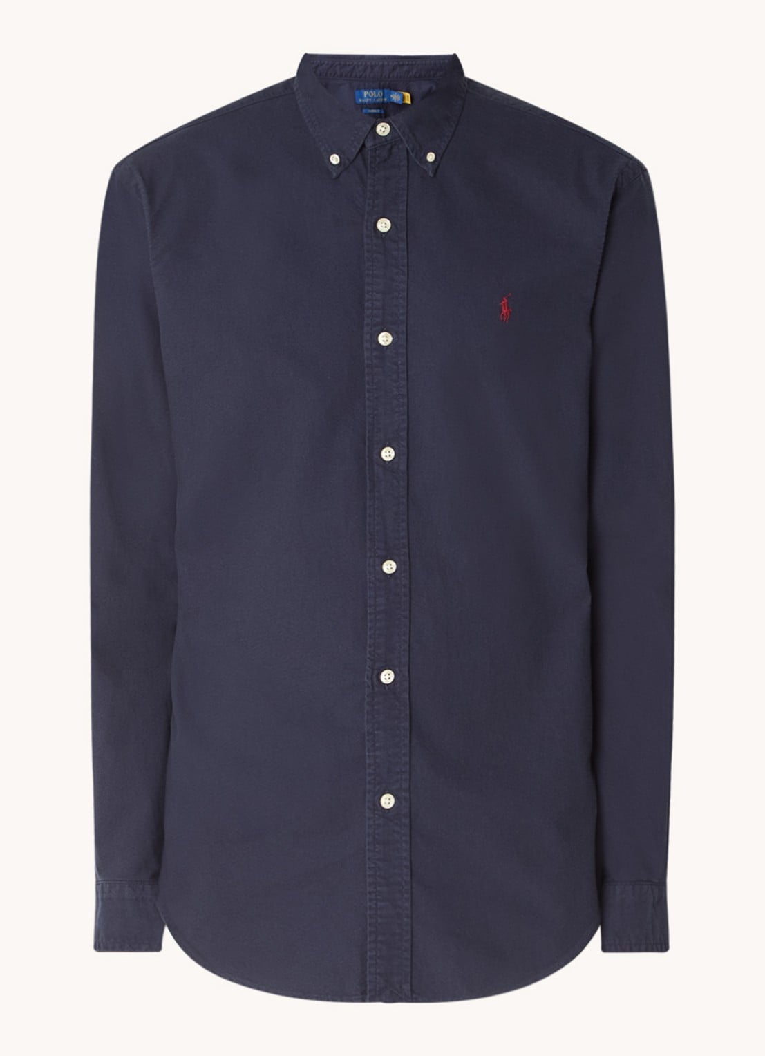 Ralph Lauren Custom fit overhemd met button-down kraag - voorkant 8 rl navy