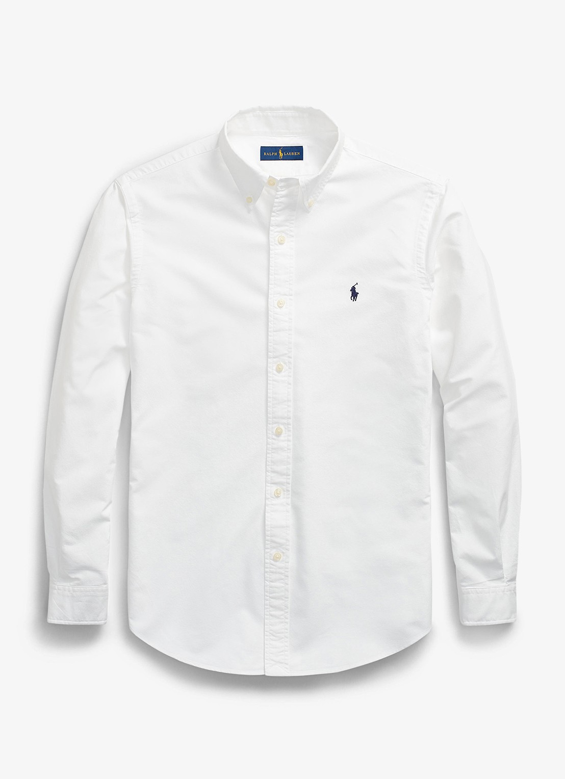 Ralph Lauren Custom fit overhemd met button-down kraag - voorkant 9 white