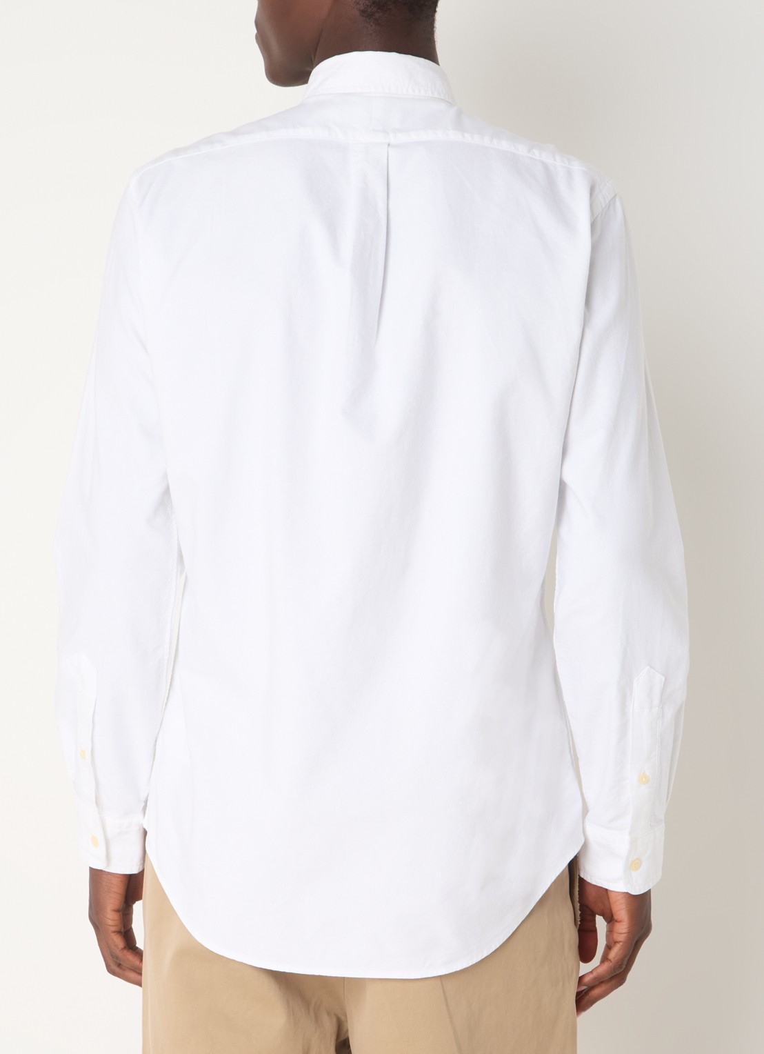 Ralph Lauren Custom fit overhemd met button-down kraag - achterkant 7 white