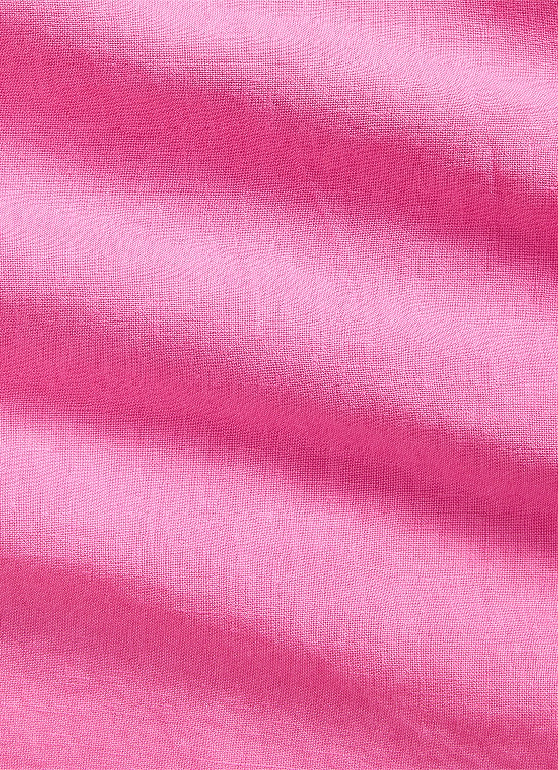Ralph Lauren Custom fit overhemd van linnen - detail 3 baja pink / roze