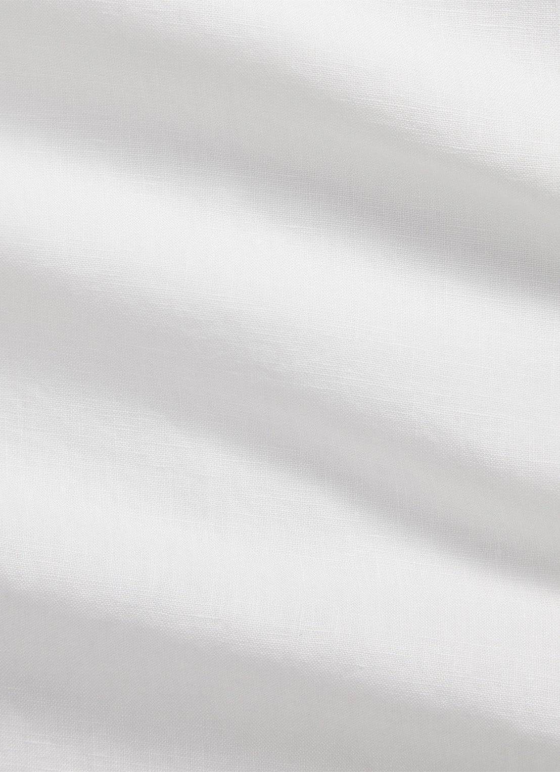 Ralph Lauren Custom fit overhemd van linnen - detail 6 deckwash white / wit