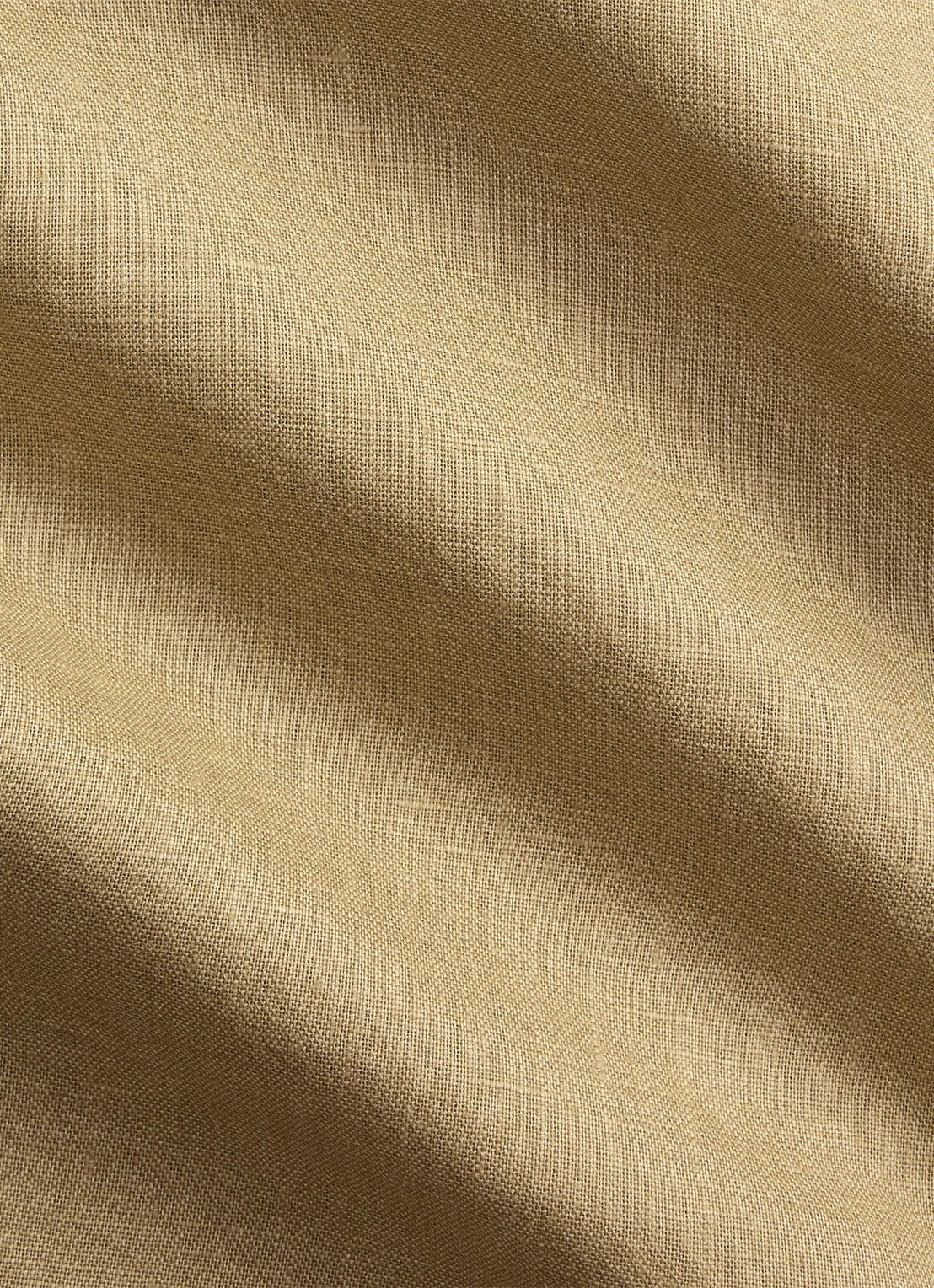 Ralph Lauren Custom Fit overhemd van linnen - detail 5 cafe tan-2x6t
