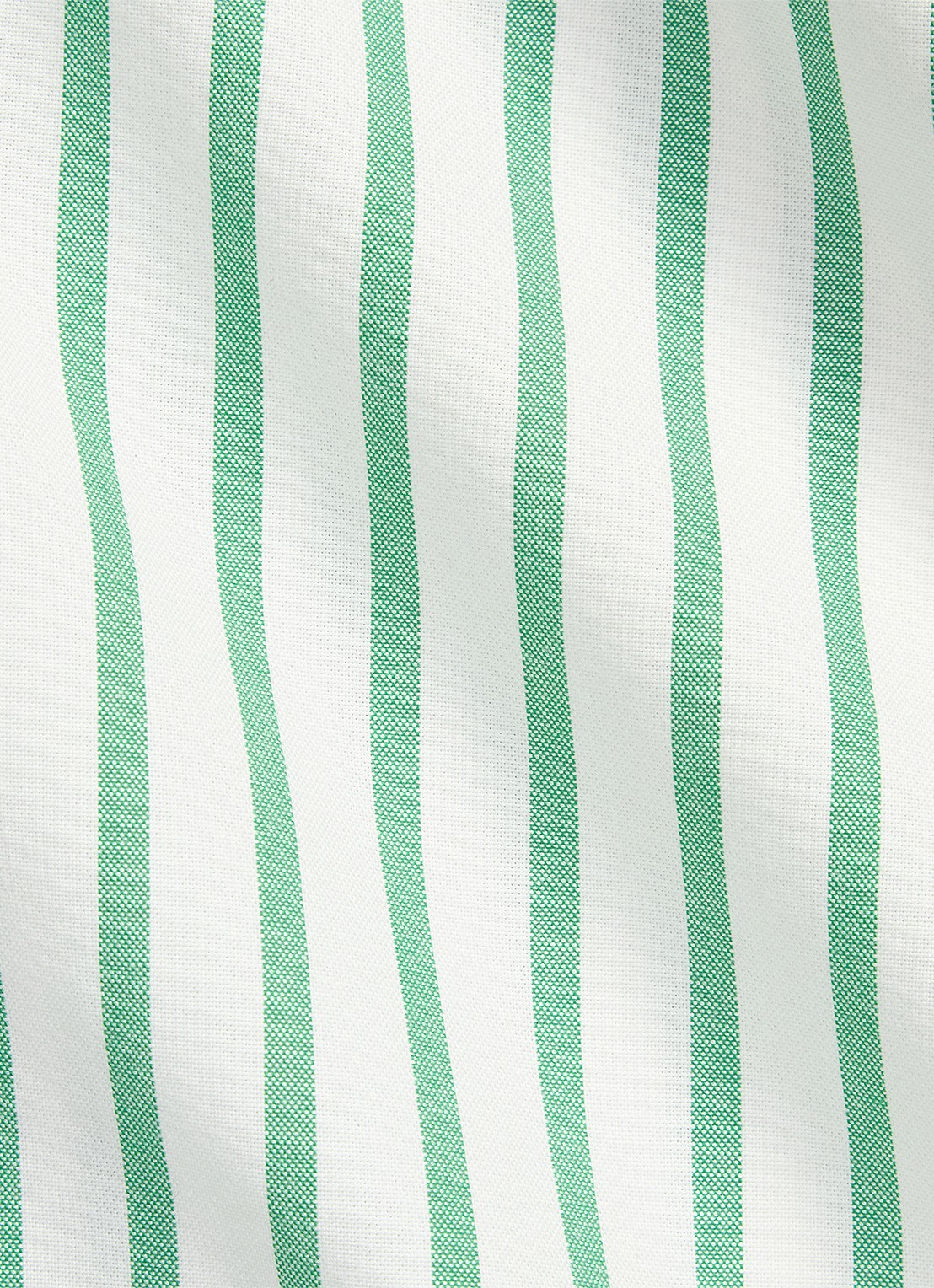Ralph Lauren Custom fit Oxford overhemd met streepprint - detail 6 summer emerald white / groen