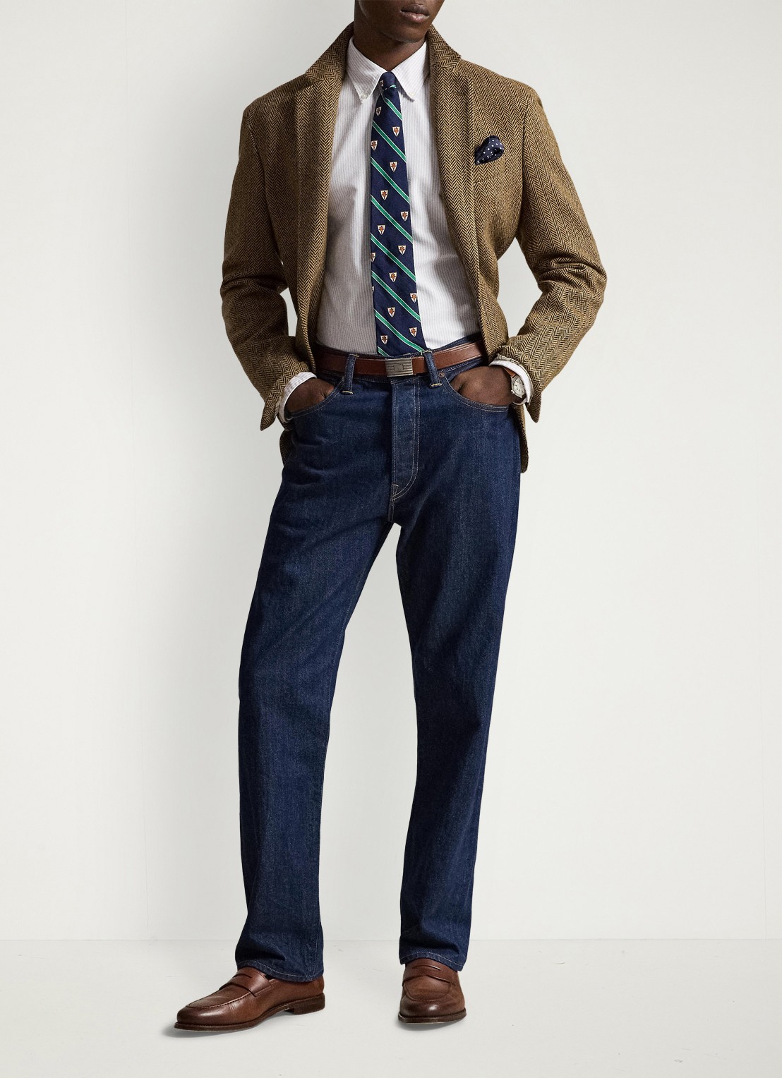 Ralph Lauren Custom fit Oxford overhemd met streepprint - detail 2 light lilac / lila