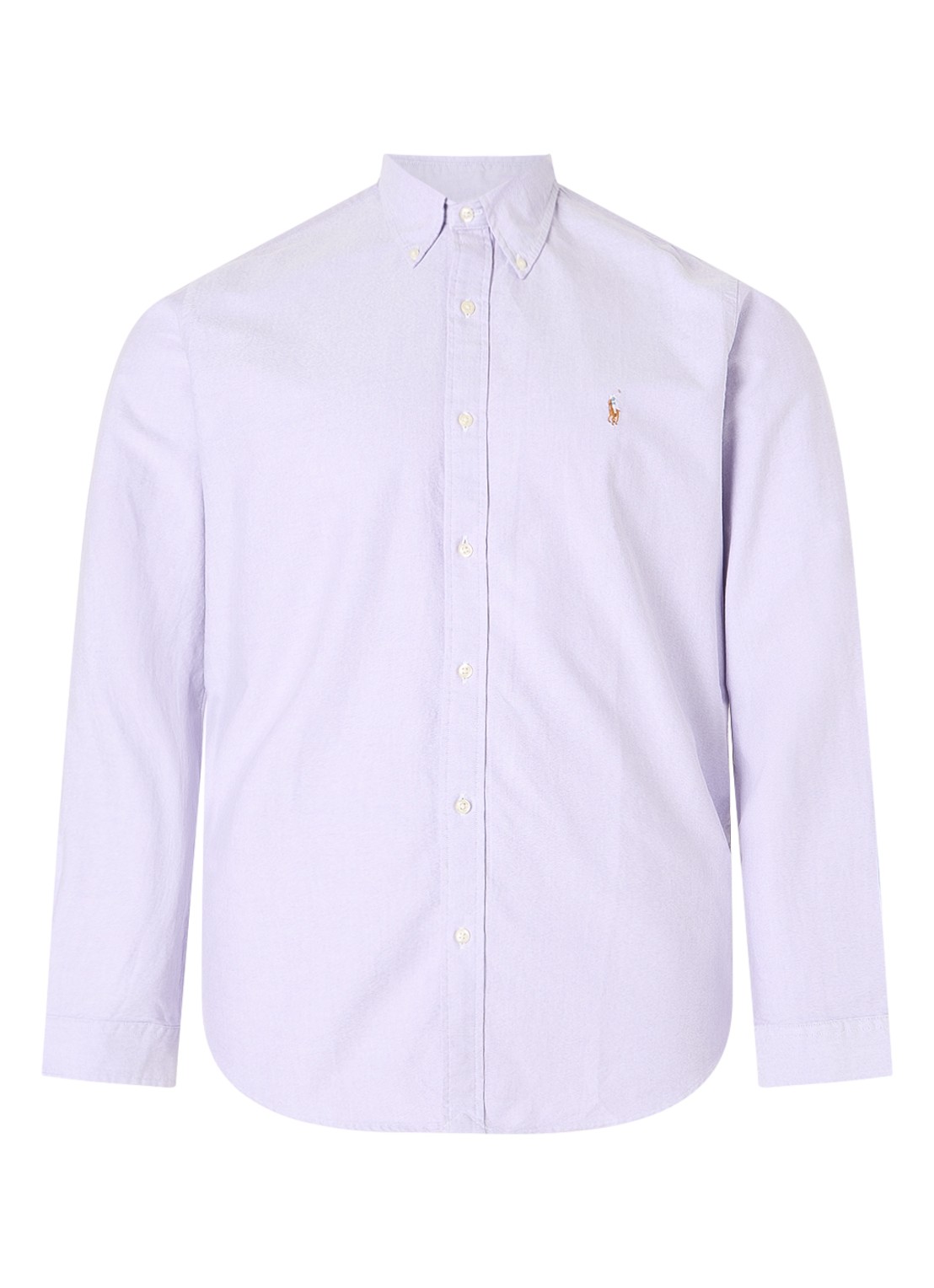 Ralph Lauren Custom fit Oxford overhemd - voorkant 5 thistle / paars