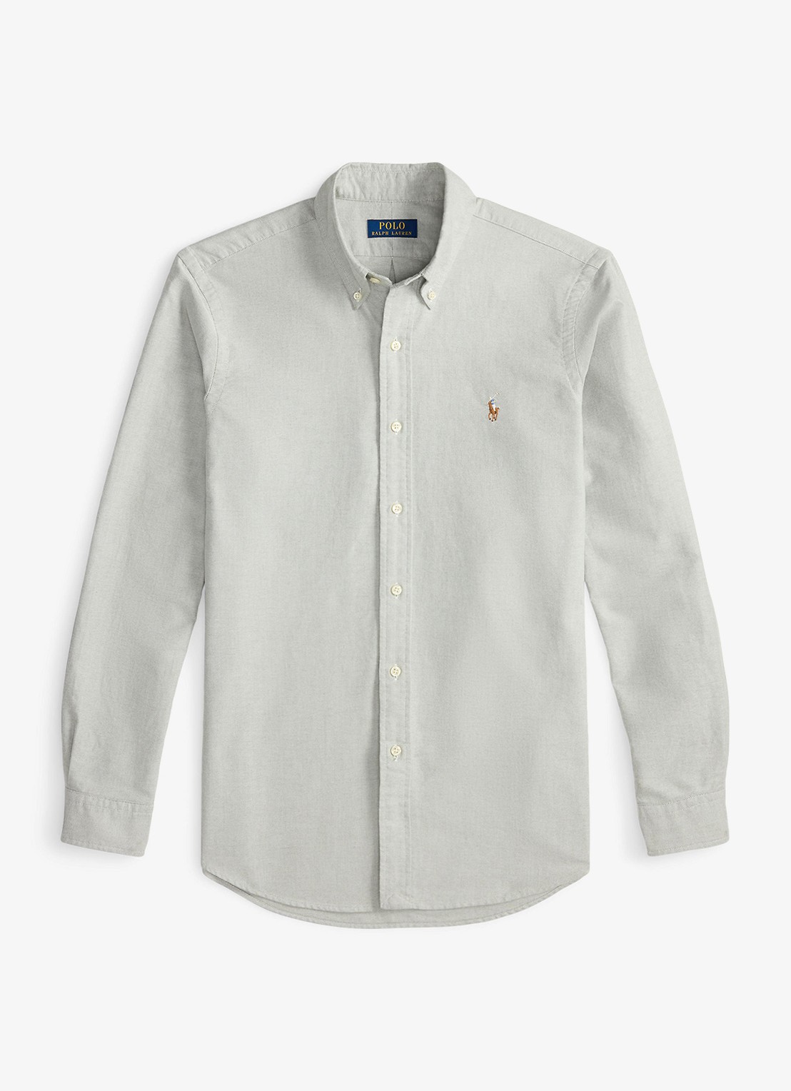 Ralph Lauren Custom fit Oxford overhemd - voorkant 2 shamrock / roze