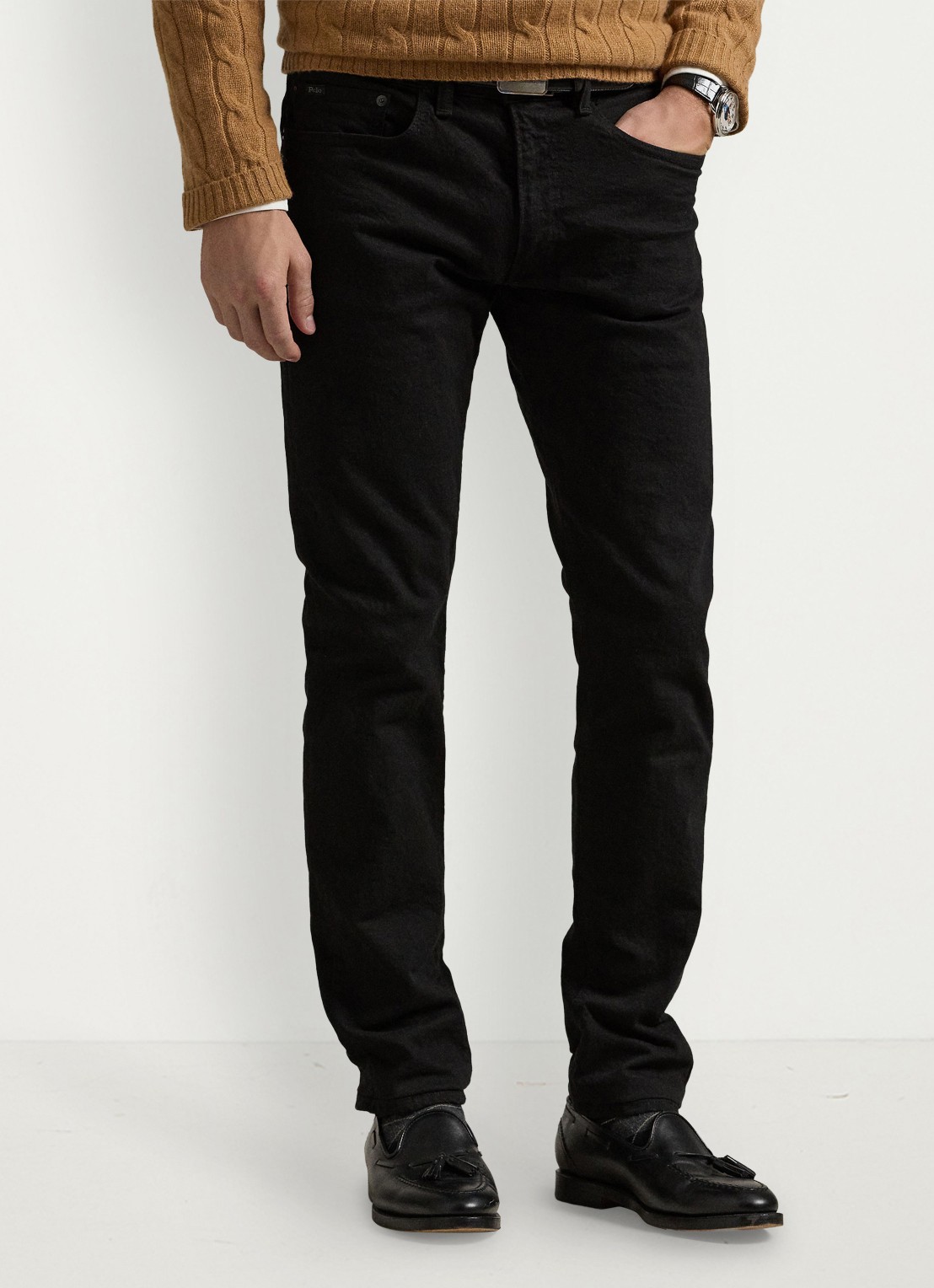 Ralph Lauren Custom slim fit polo van piqué katoen - voorkant 4 erin green/c3966-zxw4