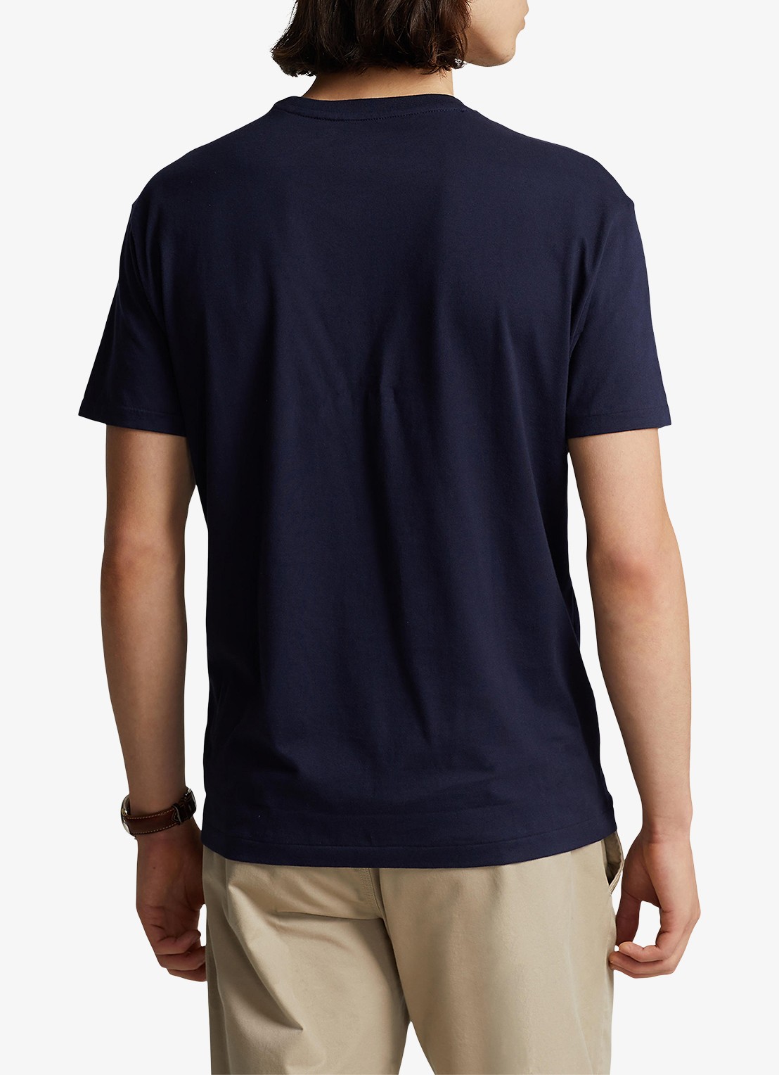 Ralph Lauren Custom slim T-shirt met ronde hals - achterkant ink / blauw