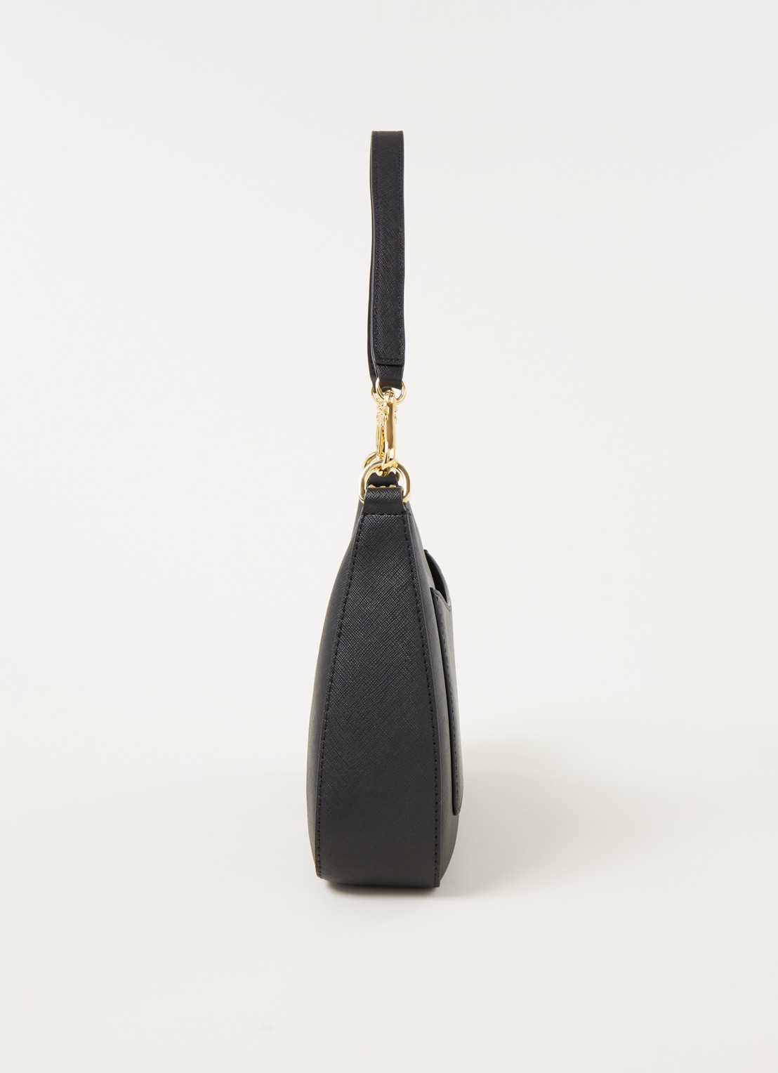 Ralph Lauren Danni schoudertas van leer - detail 4 zwart